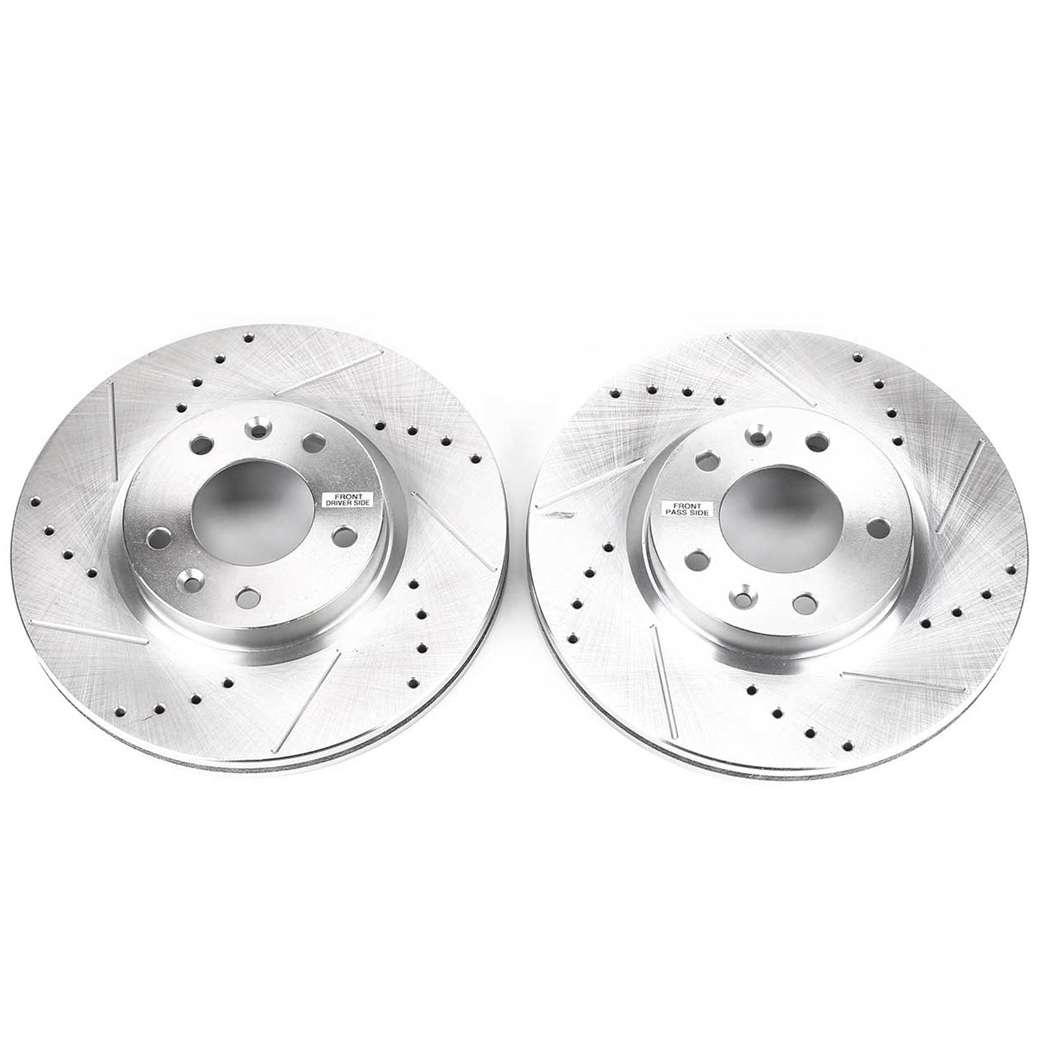 PowerStop Front Evolution Drilled & Slotted Rotors - Pair | Ford Fusion (06-12) (JBR1154XPR)