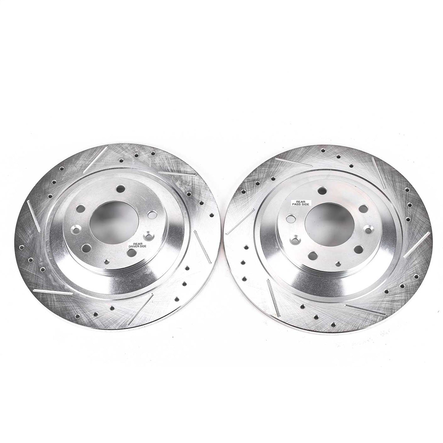 PowerStop Drilled & Slotted Rear Rotors Pair | Mazda 6 (06-07) (JBR1156XPR)
