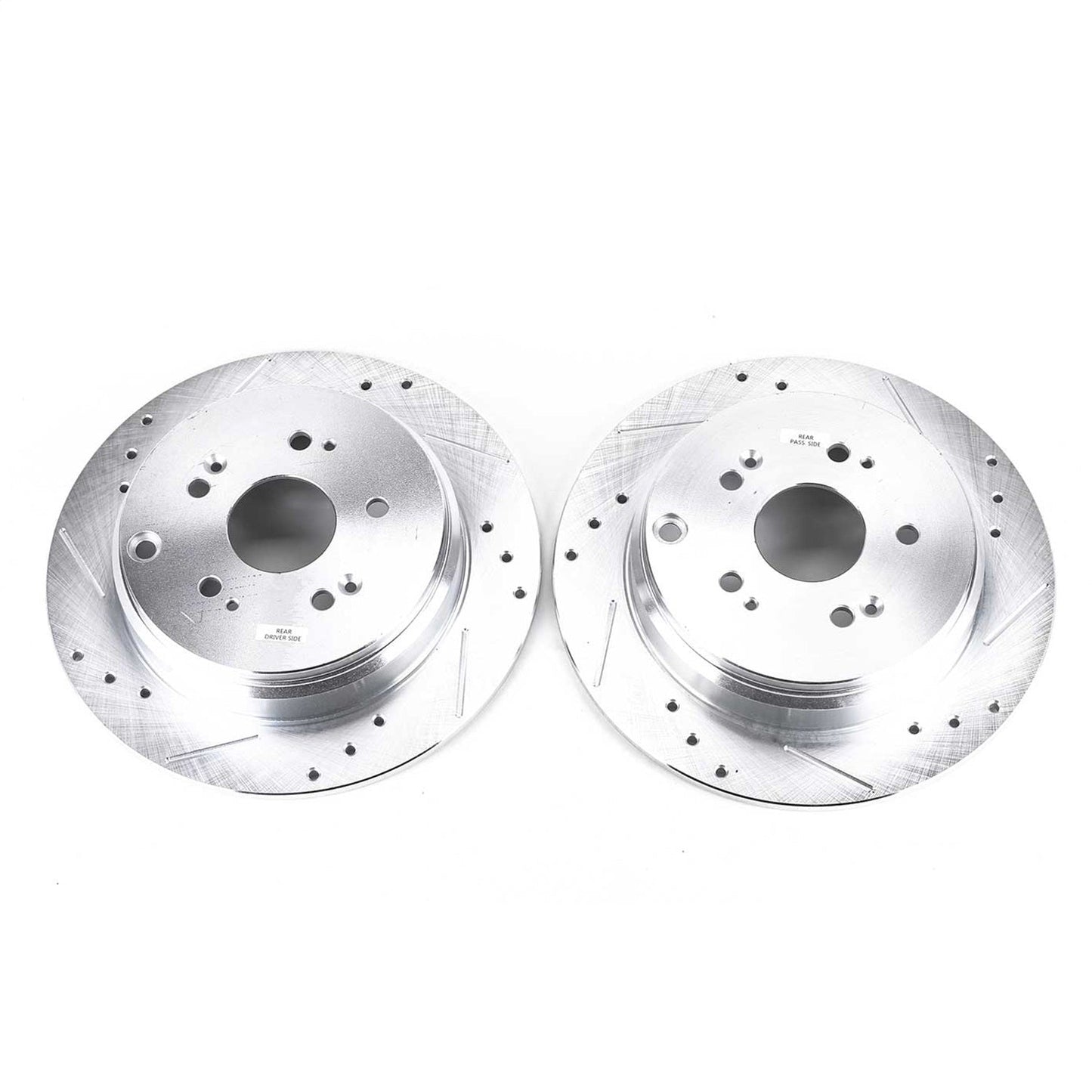 PowerStop Drilled & Slotted Rear Rotors | Acura RDX (07-18) (JBR1158XPR)