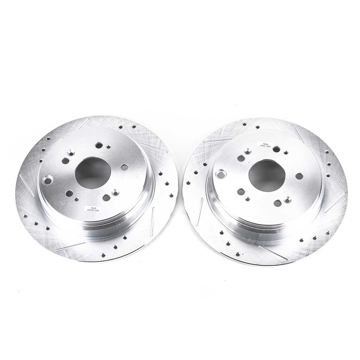 PowerStop Drilled & Slotted Rear Rotors | Acura RDX (07-18) (JBR1158XPR)