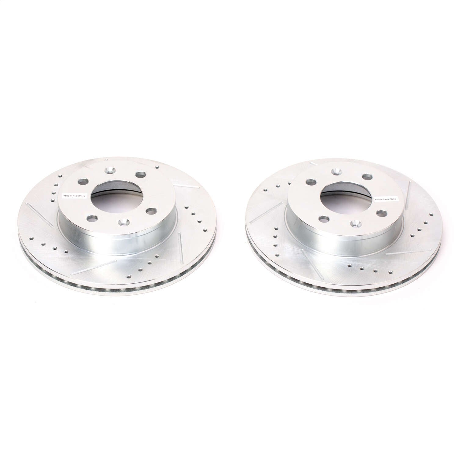 PowerStop Drilled & Slotted Front Rotors | Hyundai Accent (03-05) (JBR1160XPR)