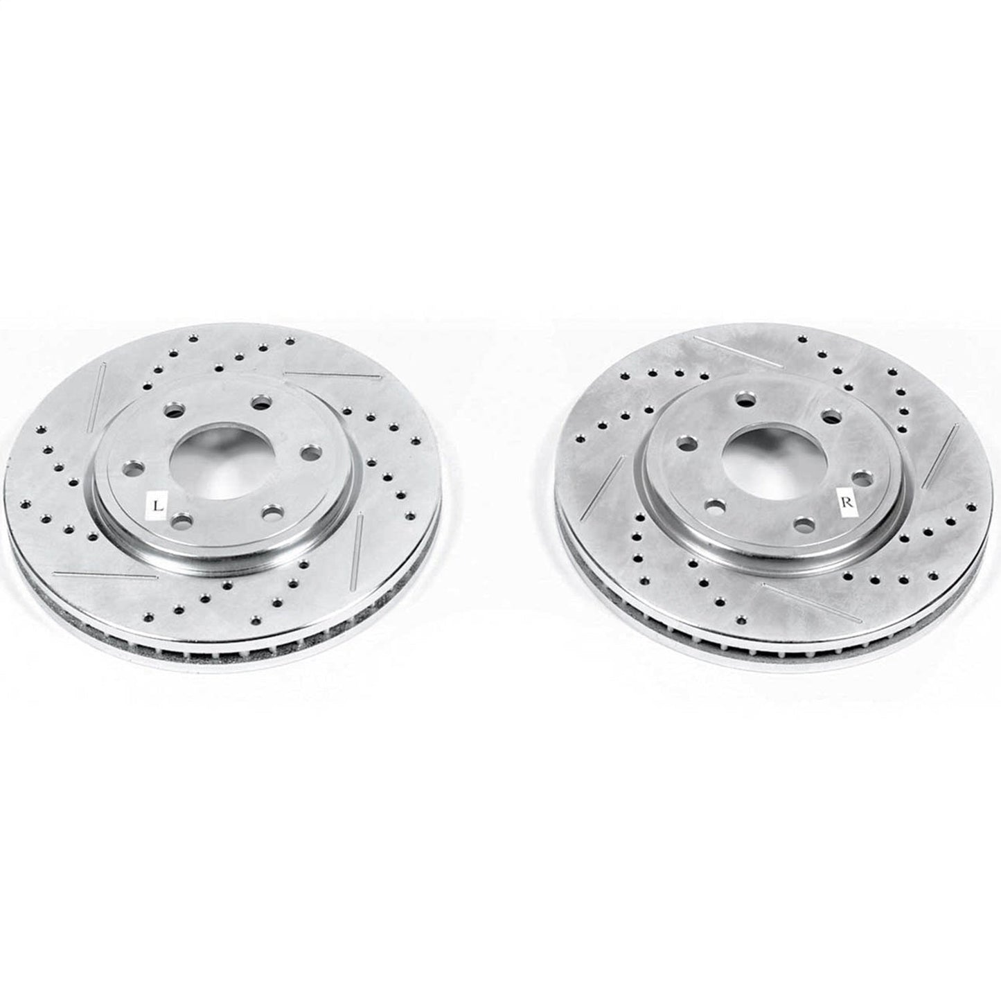 PowerStop Drilled & Slotted Front Rotors | Nissan Frontier (05-19) (JBR1166XPR)