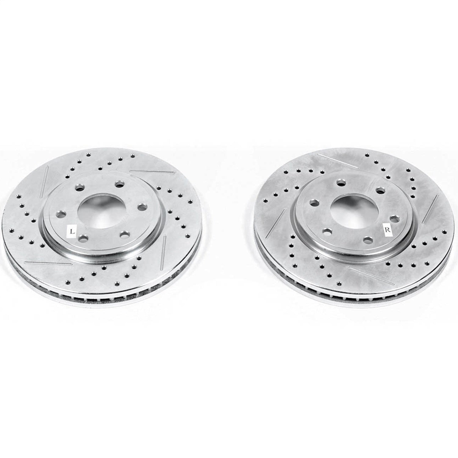 PowerStop Drilled & Slotted Front Rotors | Nissan Frontier (05-19) (JBR1166XPR)