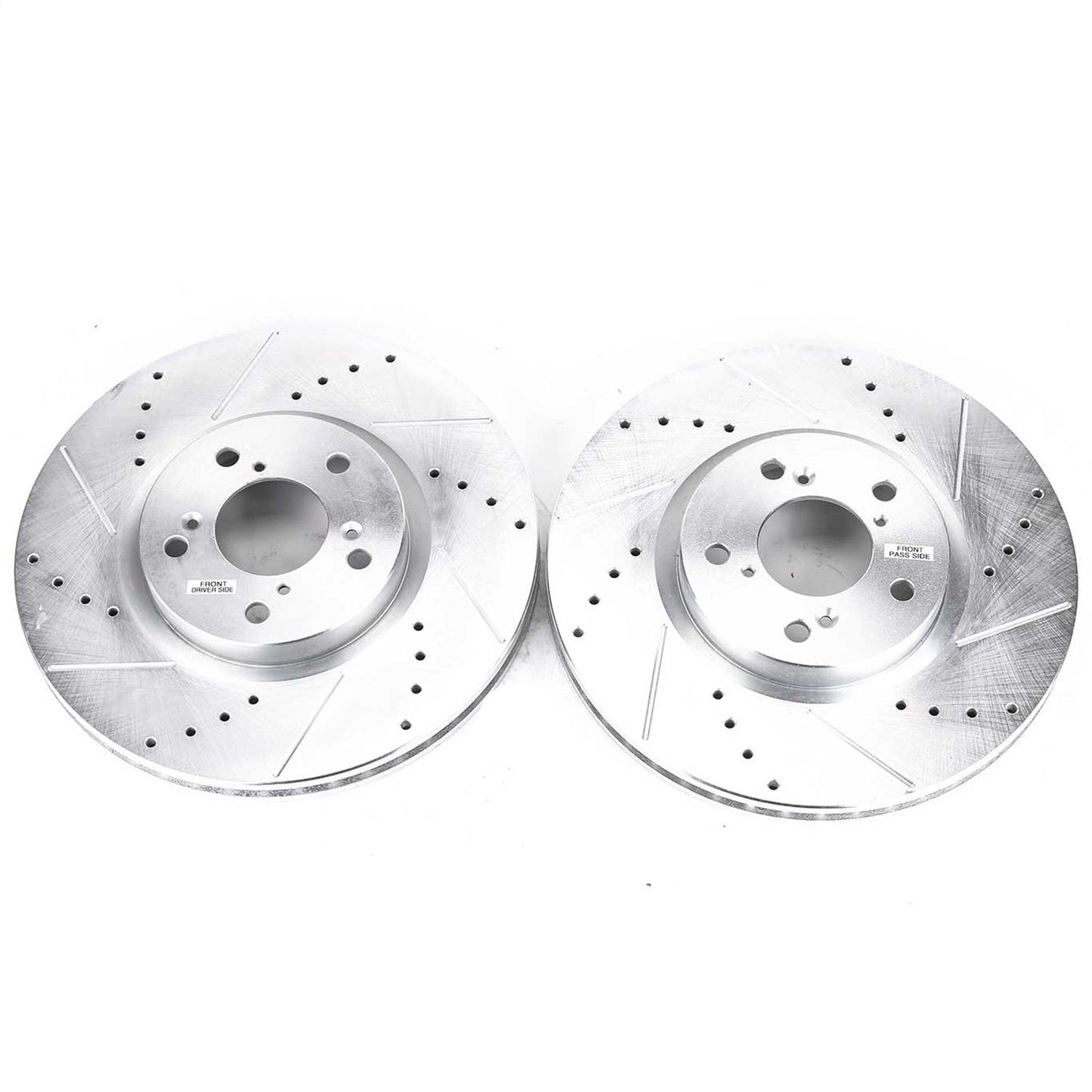 PowerStop Front Evolution Drilled & Slotted Rotors - Pair | Acura MDX (07-13) (JBR1171XPR)