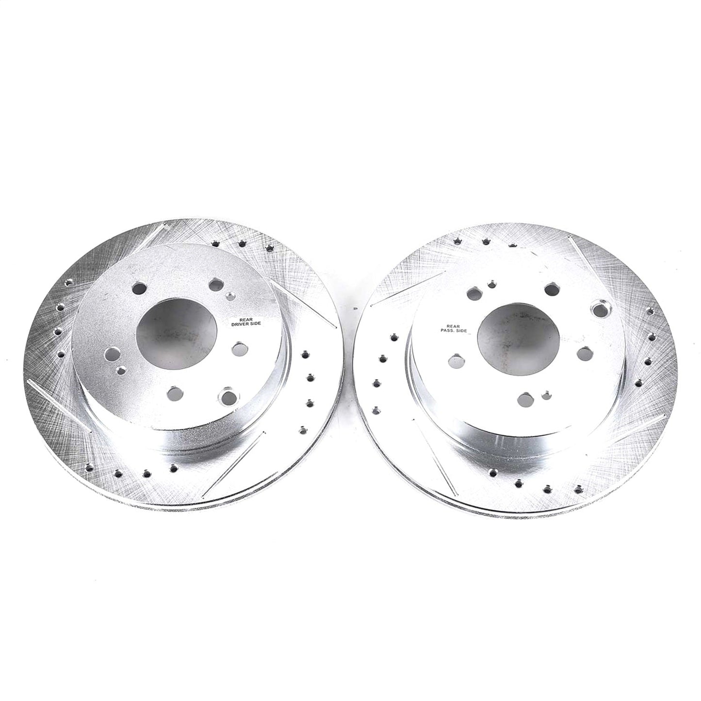 PowerStop Drilled & Slotted Rear Rotors | Mitsubishi Eclipse (06-12) (JBR1172XPR)