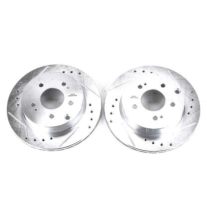 PowerStop Drilled & Slotted Rear Rotors | Mitsubishi Eclipse (06-12) (JBR1172XPR)