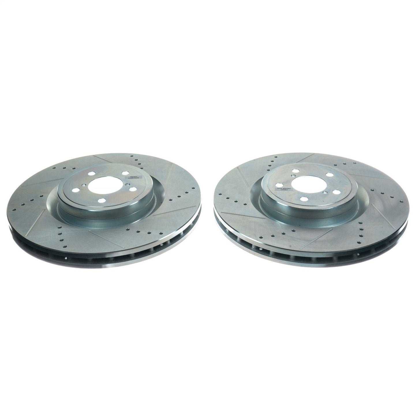 PowerStop Drilled & Slotted Front Rotors Pair | Subaru Impreza (04) (JBR1179XPR)