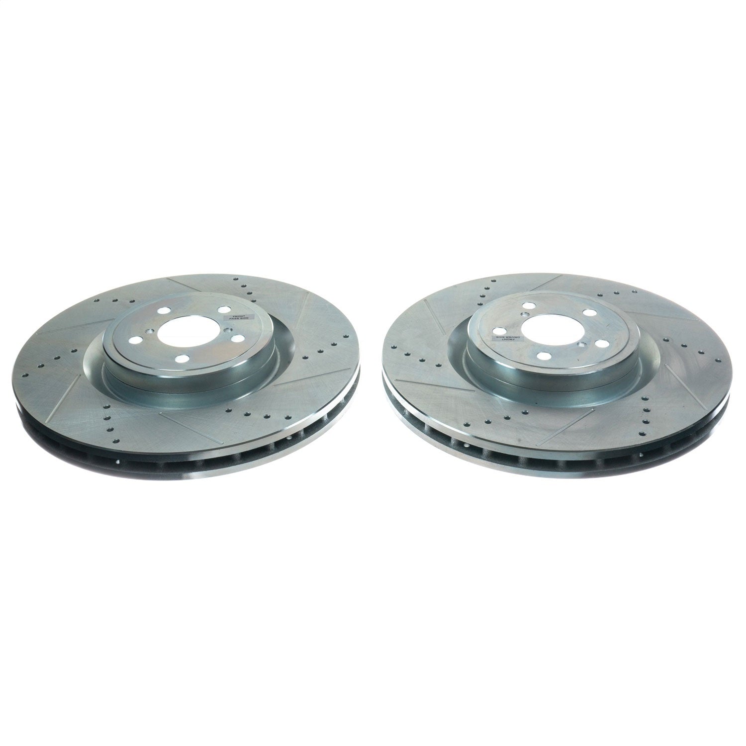 PowerStop Drilled & Slotted Front Rotors Pair | Subaru Impreza (04) (JBR1179XPR)