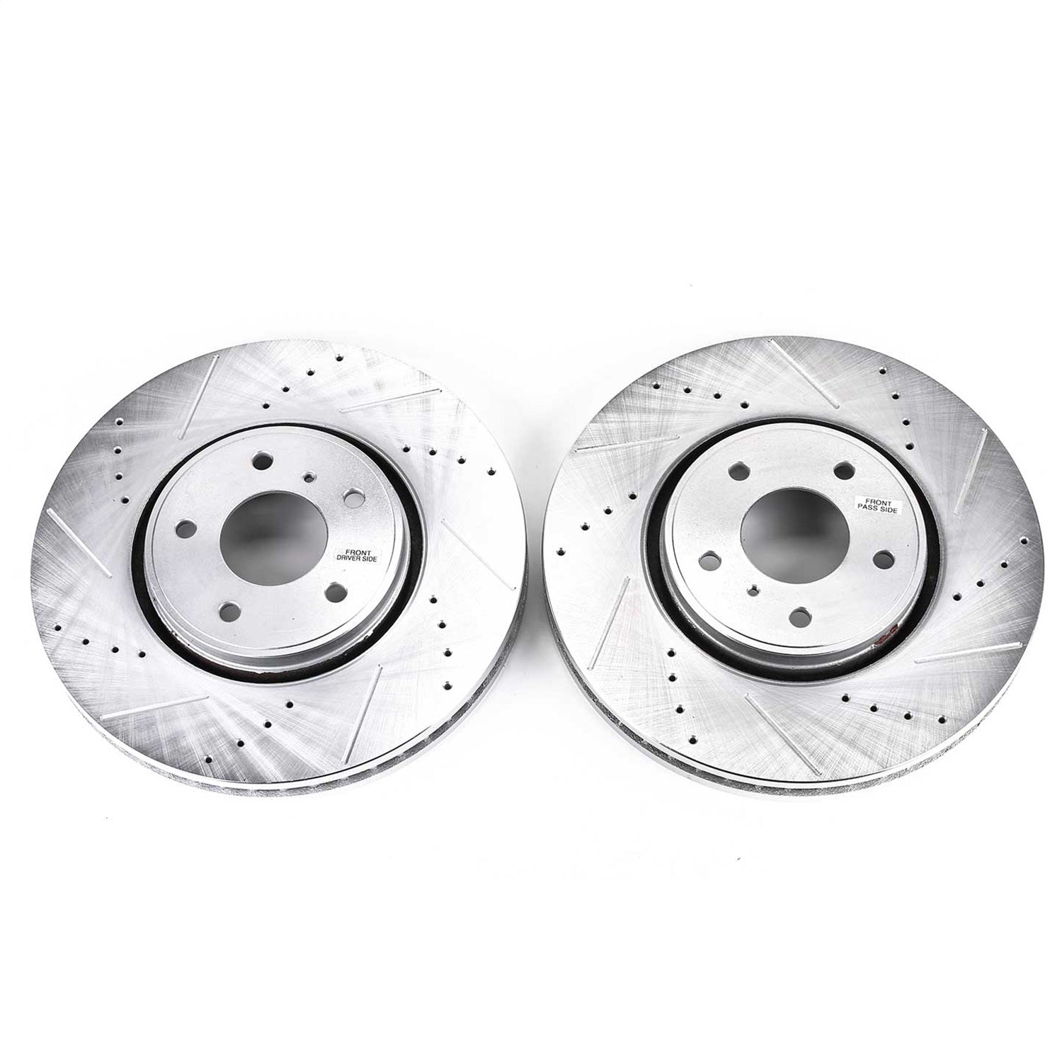PowerStop Drilled & Slotted Front Rotors | Infiniti FX35 (05-12) (JBR1192XPR)