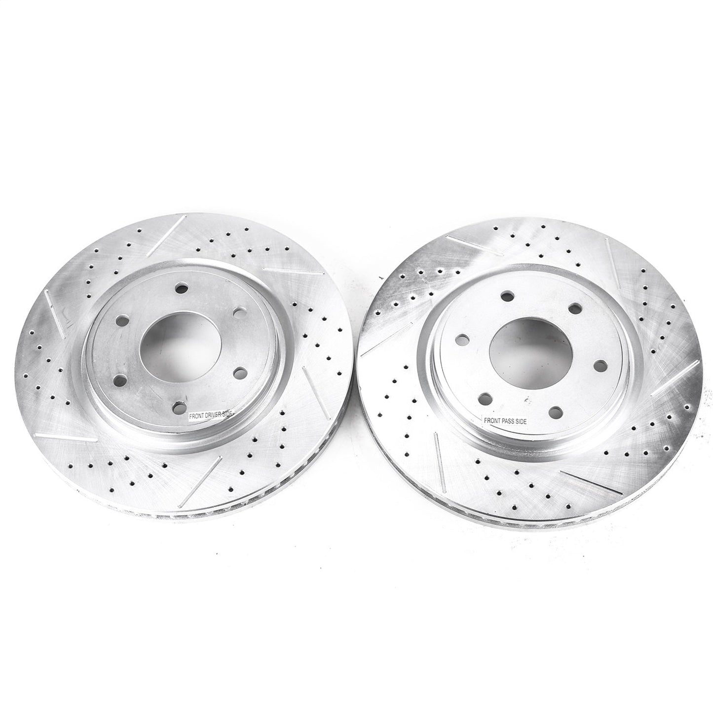 PowerStop Drilled & Slotted Front Rotors | Infiniti QX56 (05-07) (JBR1194XPR)