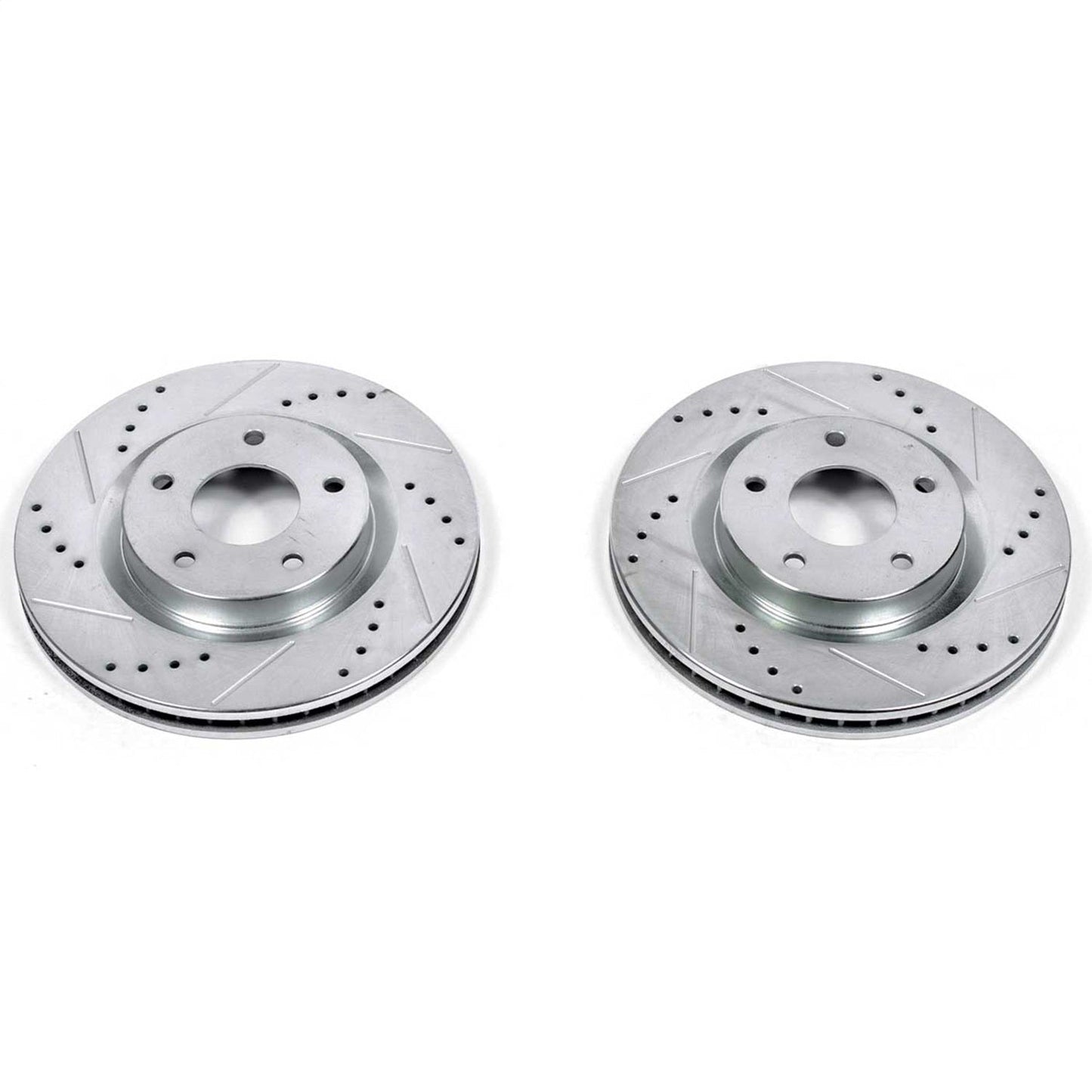 PowerStop Drilled & Slotted Front Rotors | Nissan Rogue (08-13) (JBR1197XPR)