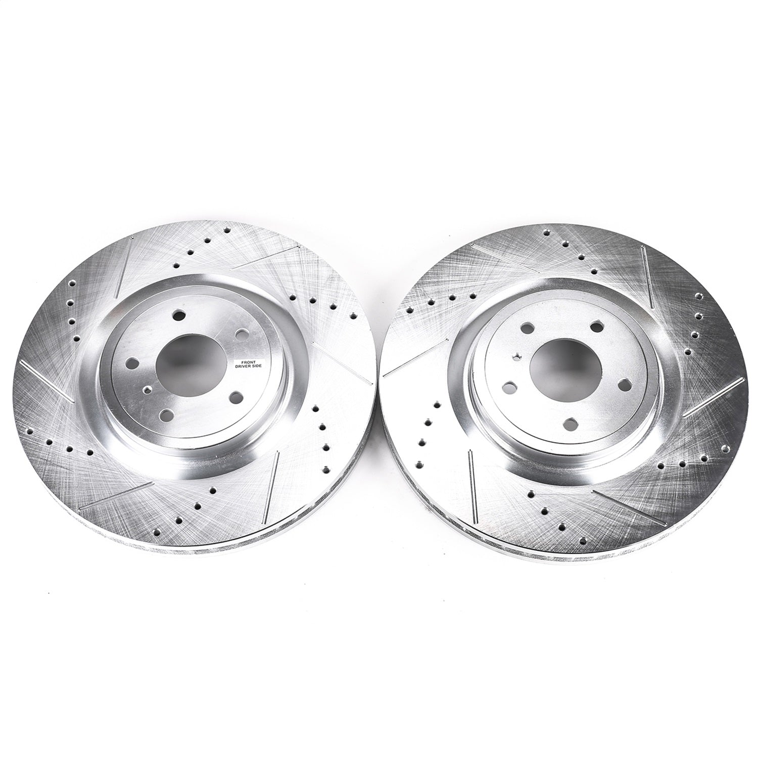 PowerStop Drilled & Slotted Front Rotors | Infiniti FX50 (09-13) (JBR1300XPR)
