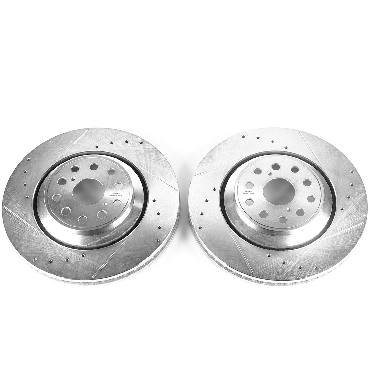 PowerStop Drilled & Slotted Front Rotors | Lexus LS460 (07-17) (JBR1305XPR)