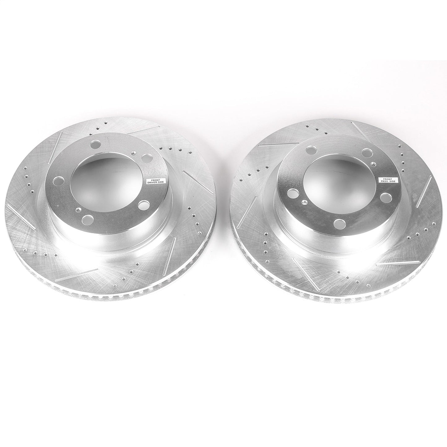 PowerStop Drilled & Slotted Front Rotors - Pair | Lexus LX570 (08-11) (JBR1312XPR)