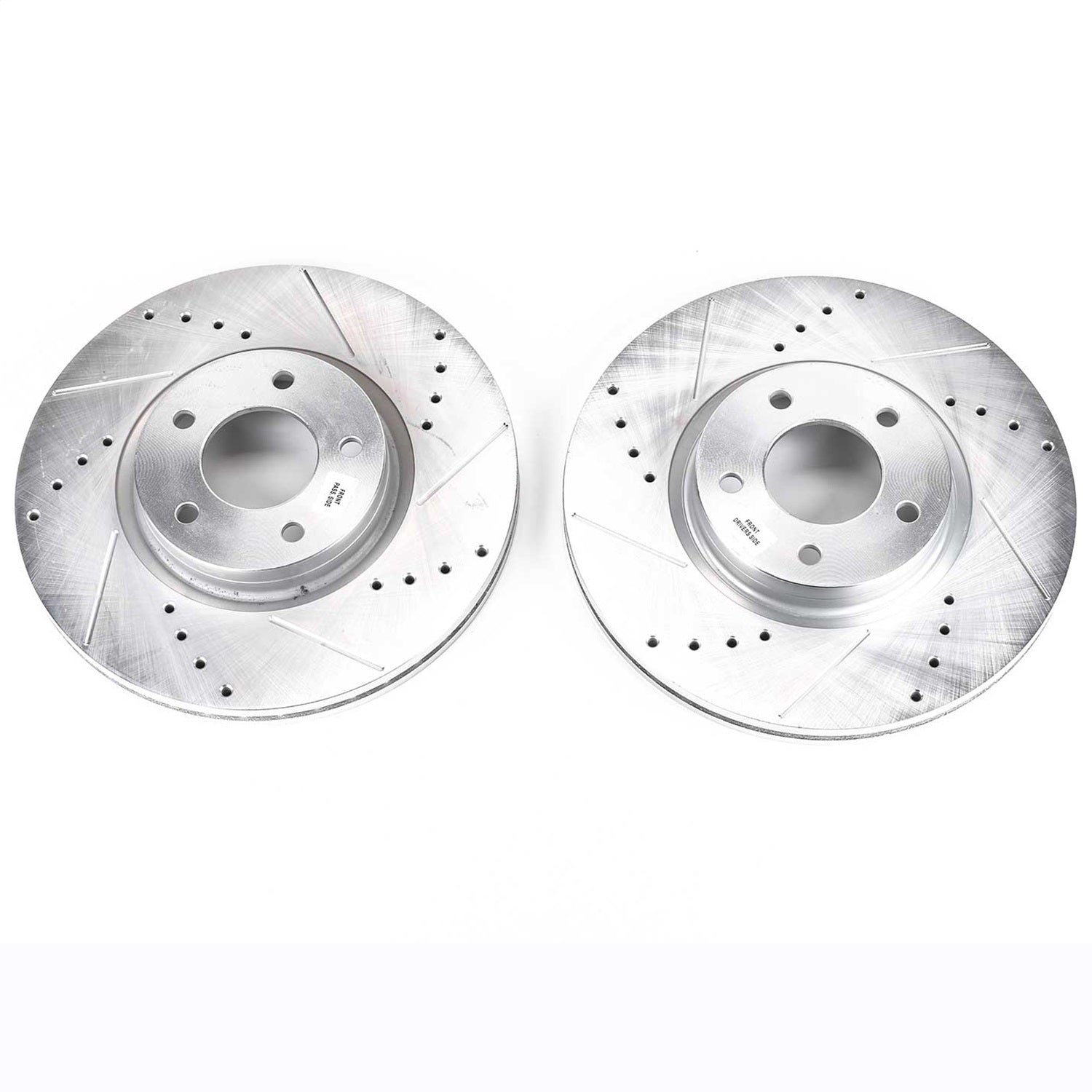 PowerStop Drilled & Slotted Front Rotors | Mazda 3 (07-13) (JBR1315XPR)