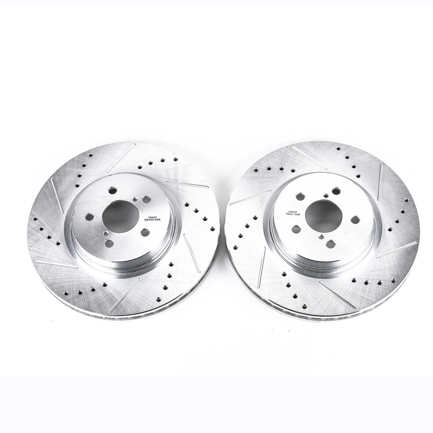 PowerStop Front Evolution Drilled & Slotted Rotors | Subaru Forester (14-18) (JBR1318XPR)
