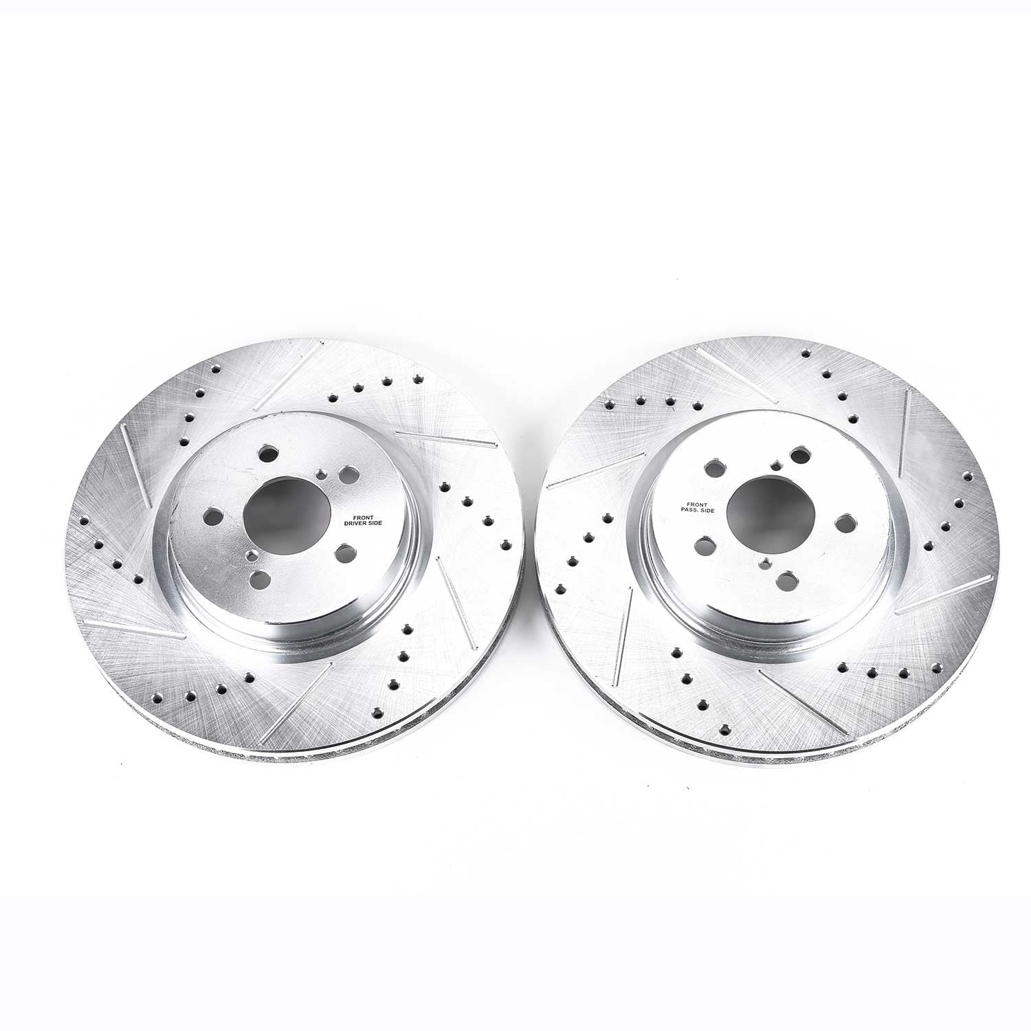 PowerStop Front Evolution Drilled & Slotted Rotors | Subaru Forester (14-18) (JBR1318XPR)