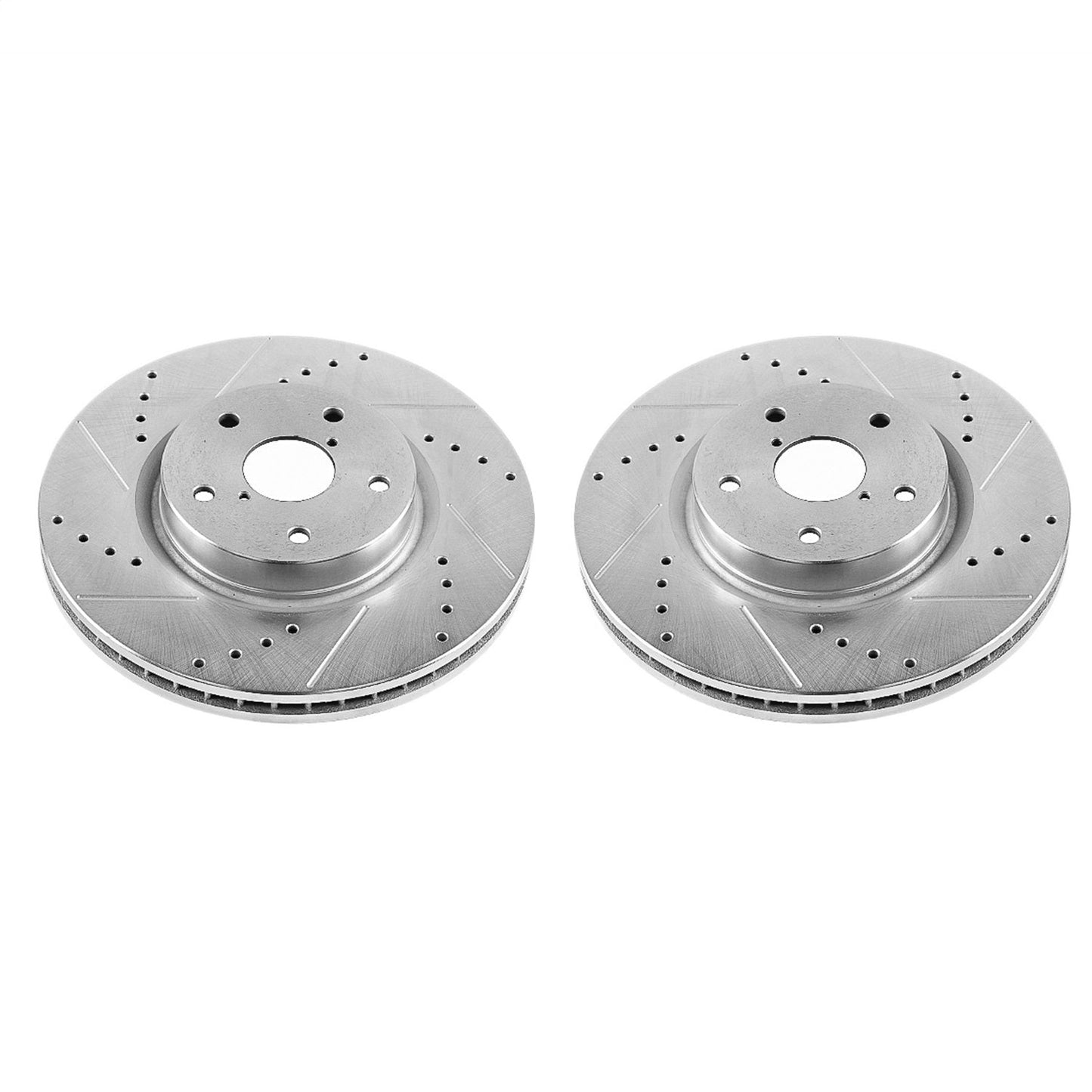 PowerStop Drilled & Slotted Front Rotors | Subaru B9 Tribeca (06-07) (JBR1319XPR)