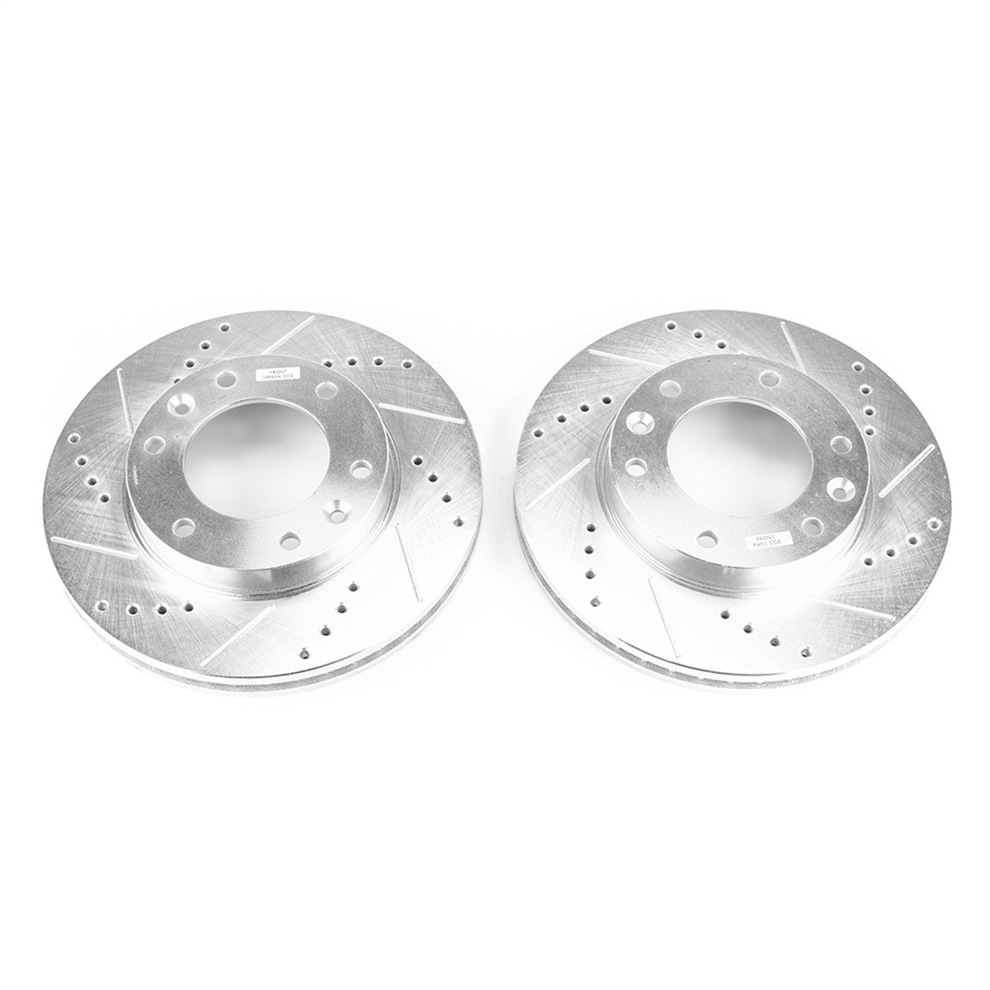 PowerStop Drilled & Slotted Front Rotors | Hyundai Entourage (07-08) (JBR1322XPR)