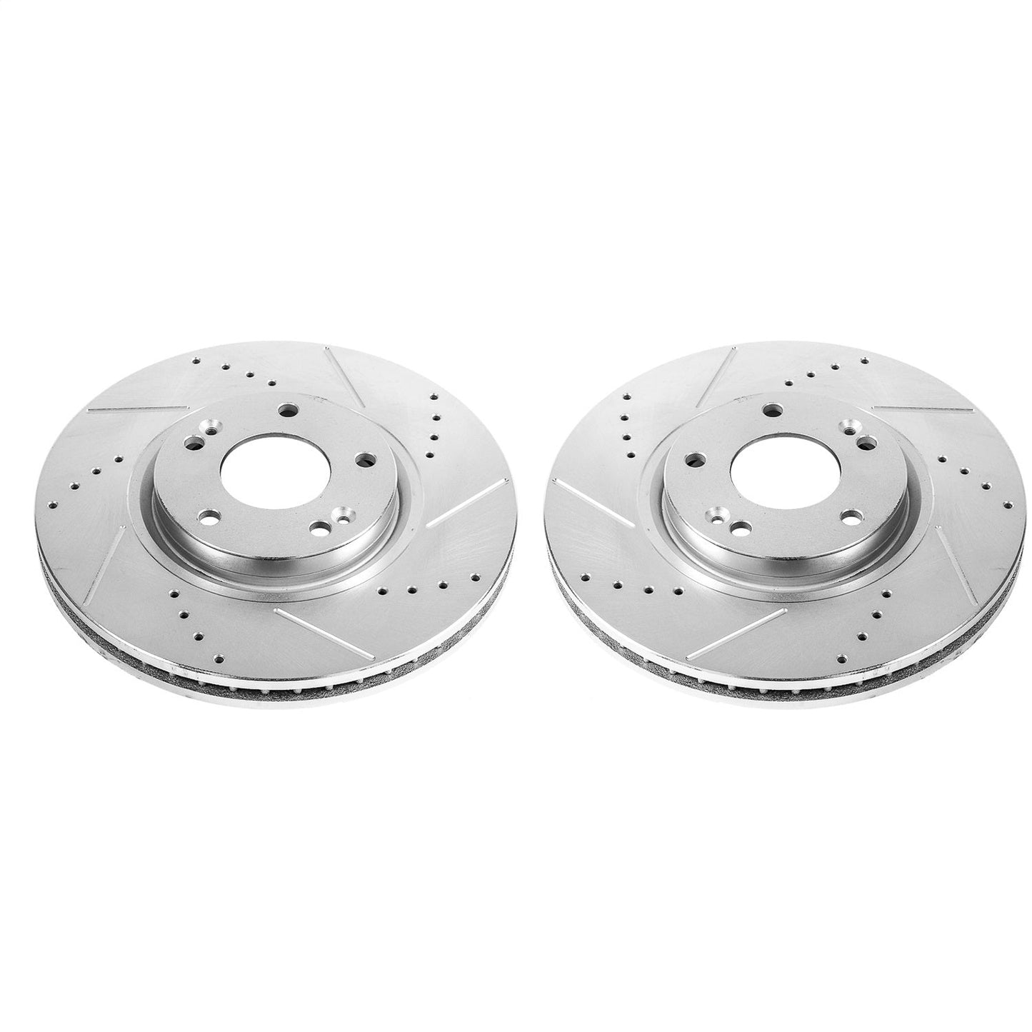 PowerStop Front Evolution Drilled & Slotted Rotors - Pair | Hyundai Azera (06-11) (JBR1323XPR)