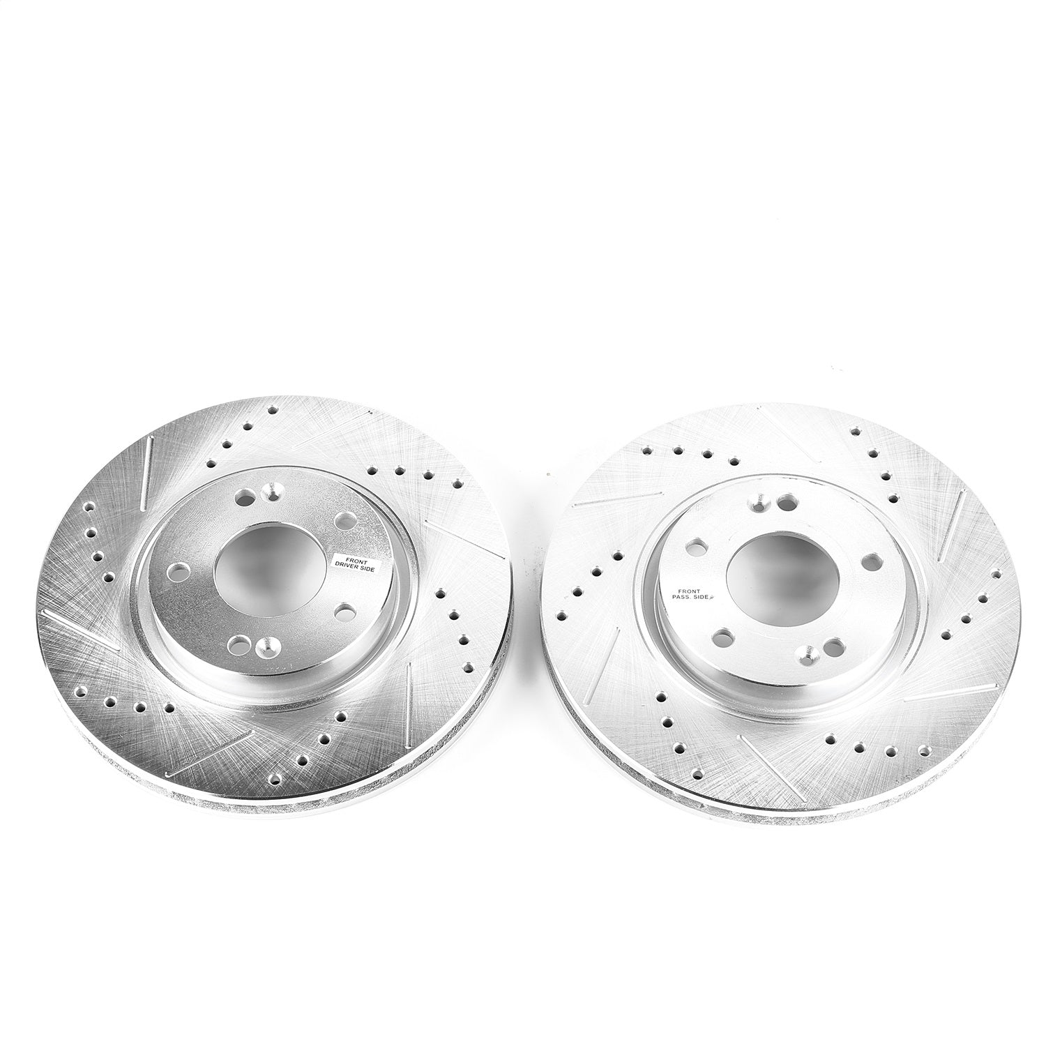 PowerStop Drilled & Slotted Front Rotors | Hyundai Sonata (06-15) (JBR1324XPR)