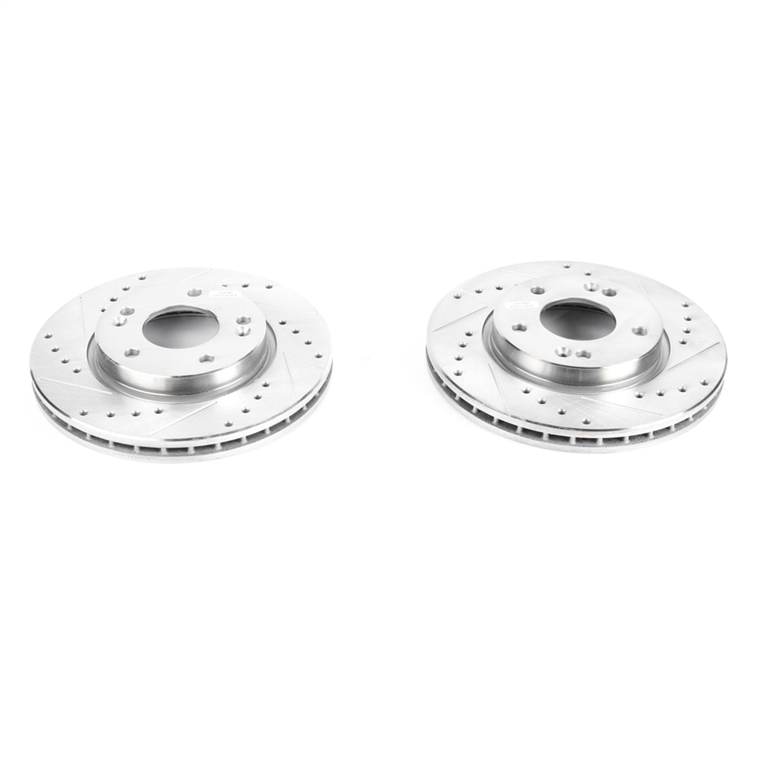 PowerStop Drilled & Slotted Front Rotors Pair | Hyundai Elantra (07-10) (JBR1325XPR)