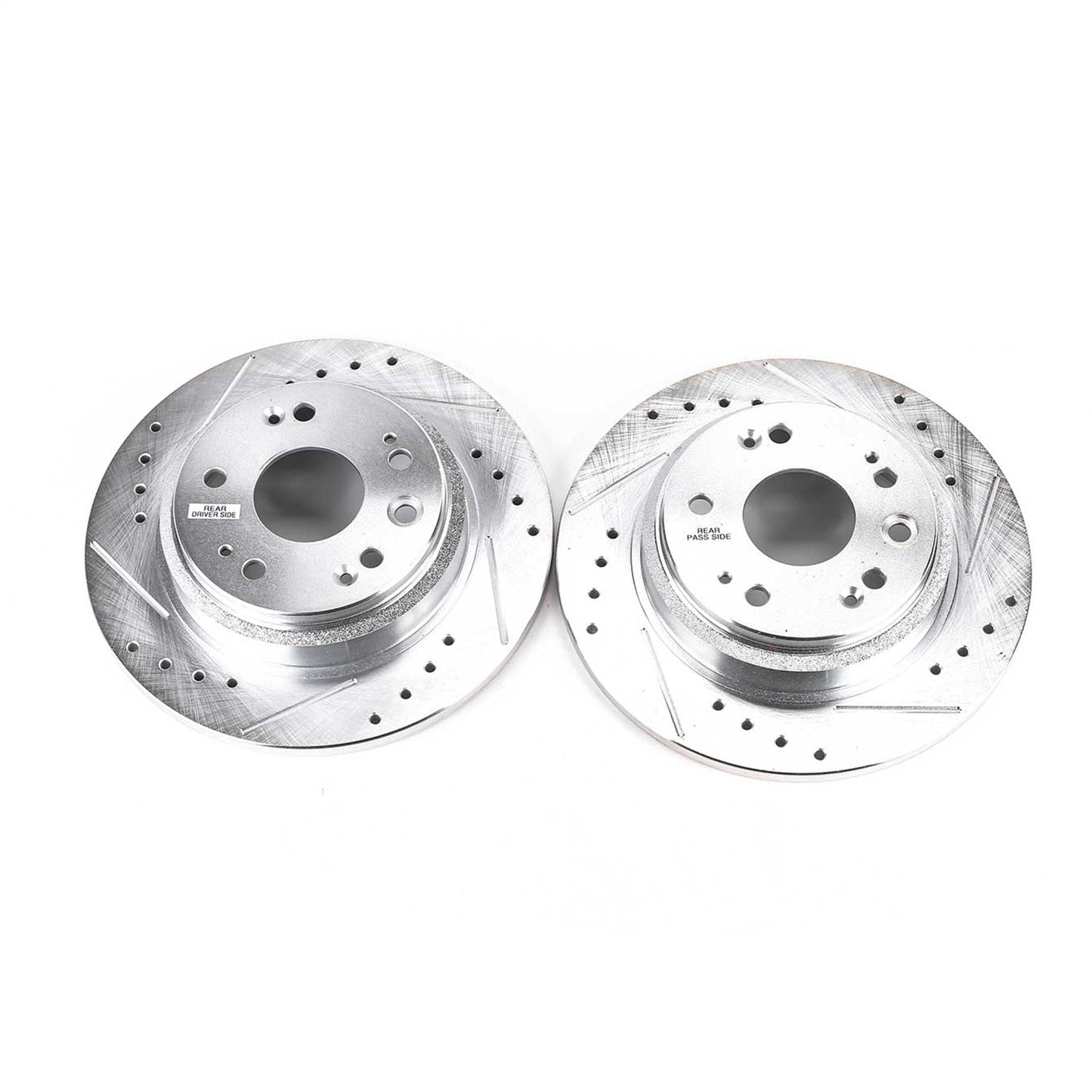 PowerStop Rear Evolution Drilled & Slotted Rotors | Acura RL (02-04) (JBR1331XPR)