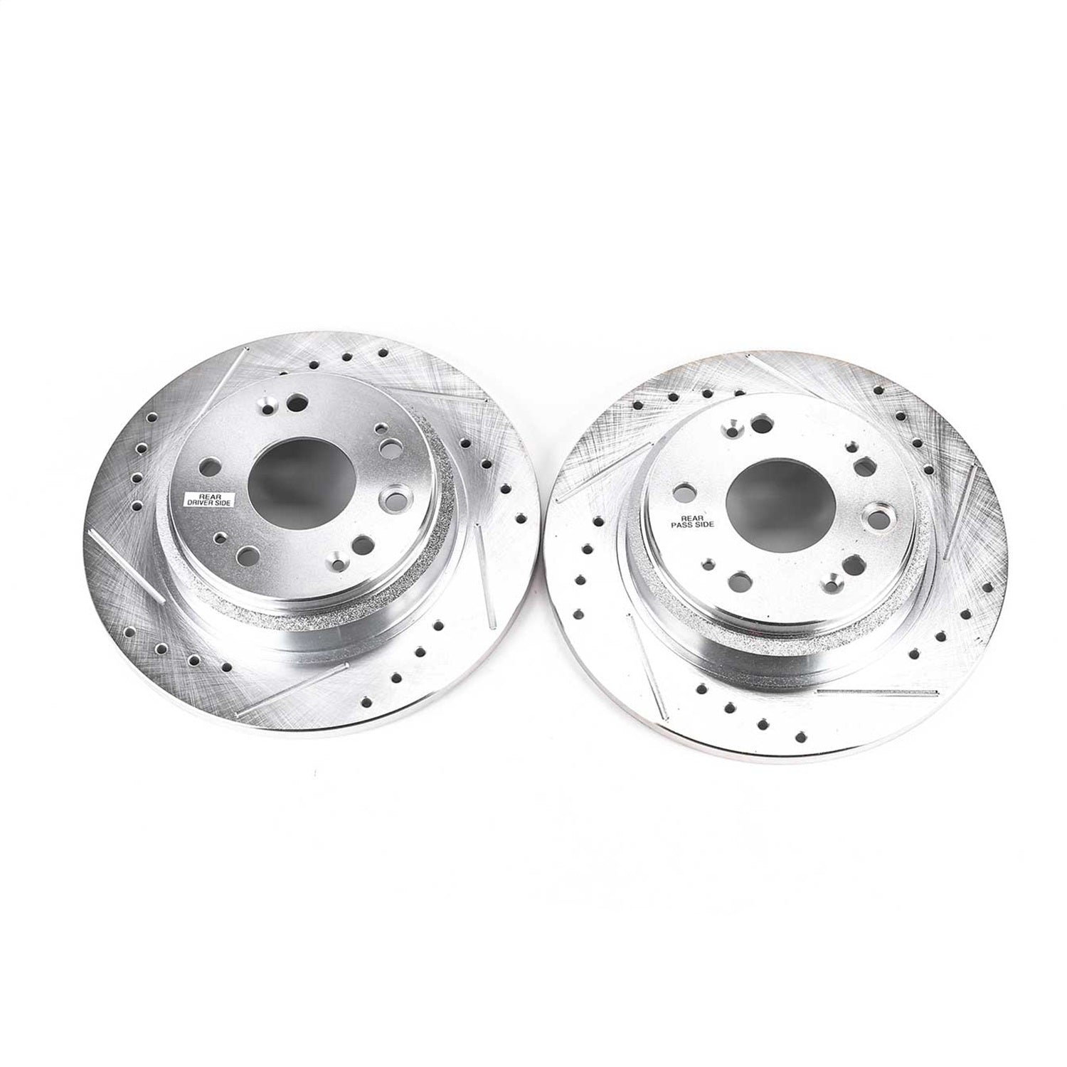 PowerStop Rear Evolution Drilled & Slotted Rotors | Acura RL (02-04) (JBR1331XPR)
