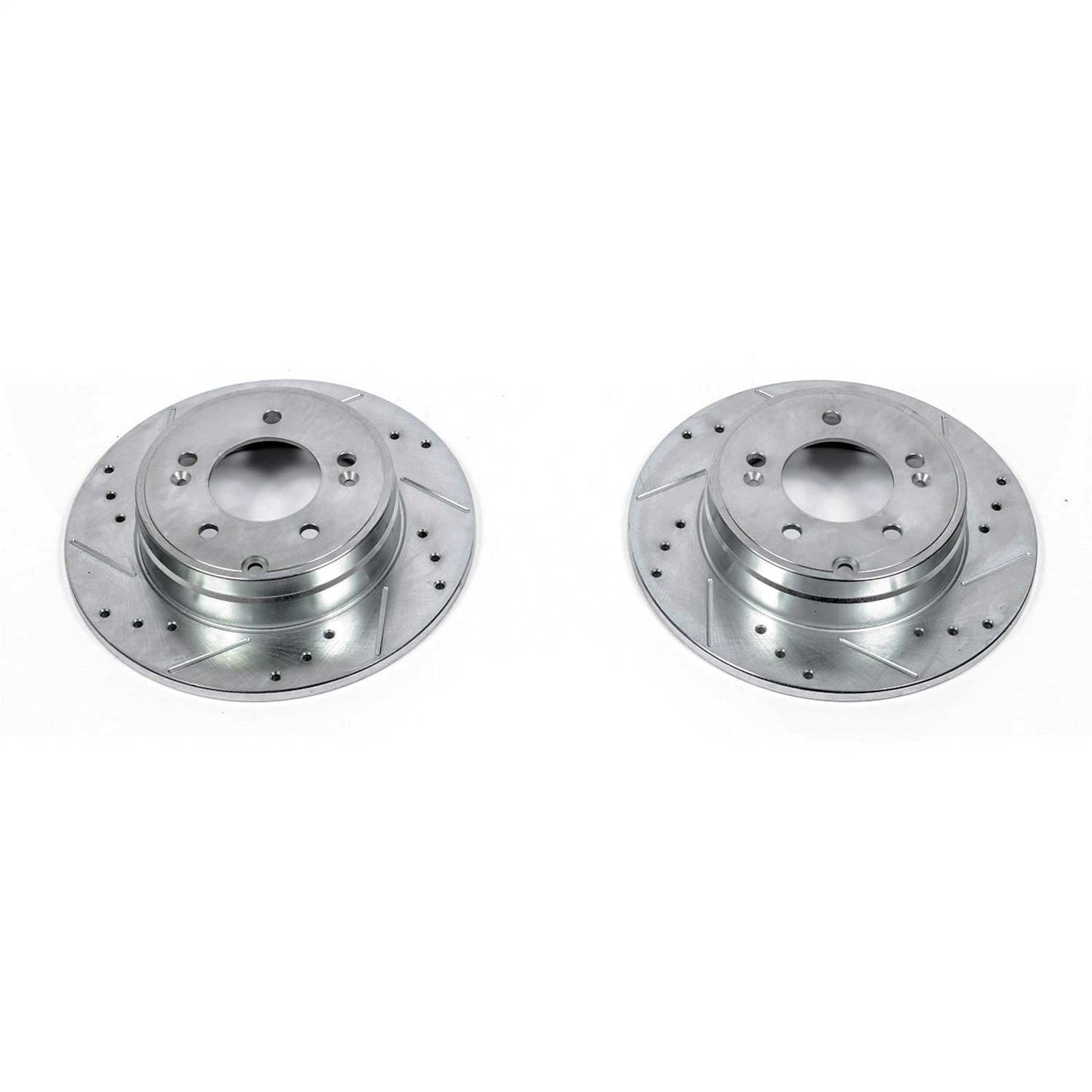 PowerStop Rear Evolution Drilled & Slotted Rotors - Pair | Hyundai Azera (09-17) (JBR1337XPR)
