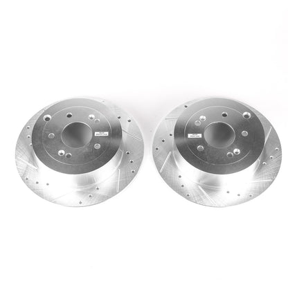 PowerStop Rear Drilled & Slotted Rotors | Hyundai Santa Fe (07-09) (JBR1339XPR)