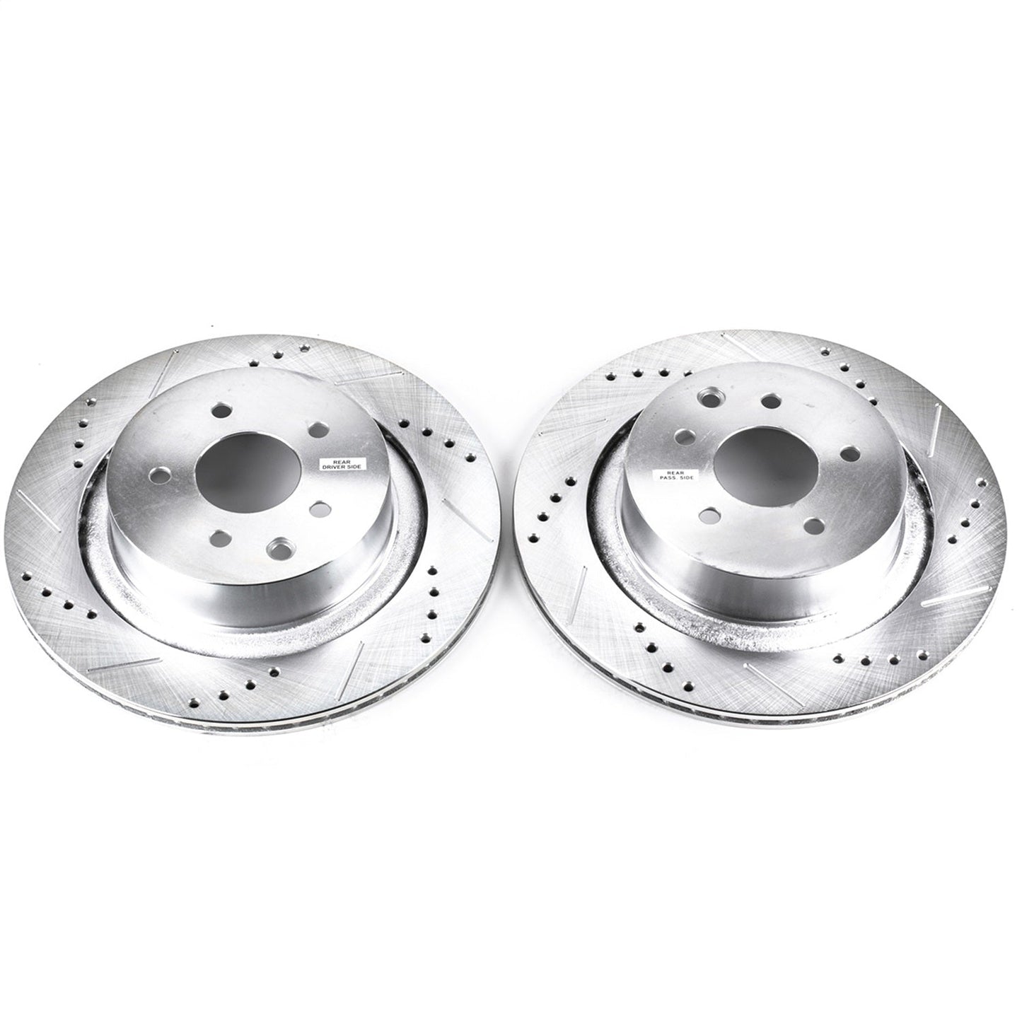 PowerStop Drilled & Slotted Rear Rotors | Infiniti G35 (07-08) (JBR1340XPR)