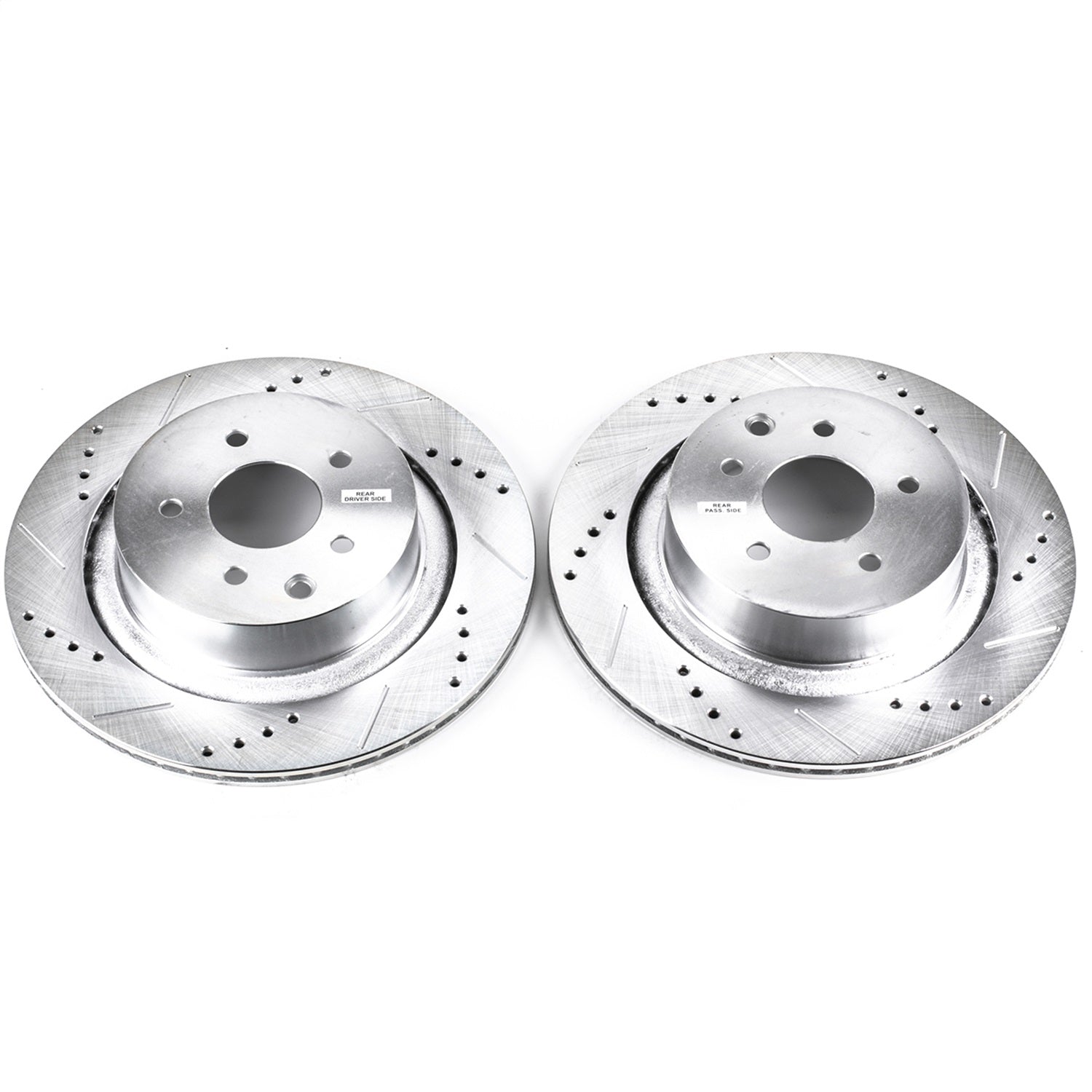 PowerStop Drilled & Slotted Rear Rotors | Infiniti G35 (07-08) (JBR1340XPR)