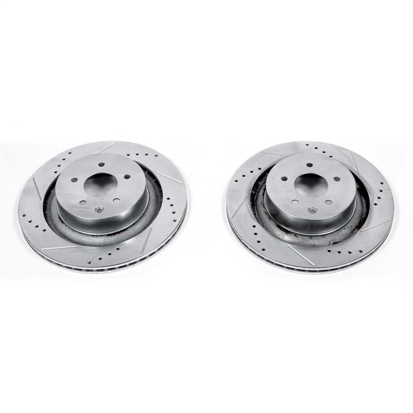 PowerStop Drilled & Slotted Rear Rotors | Infiniti G37 (08-13) (JBR1341XPR)