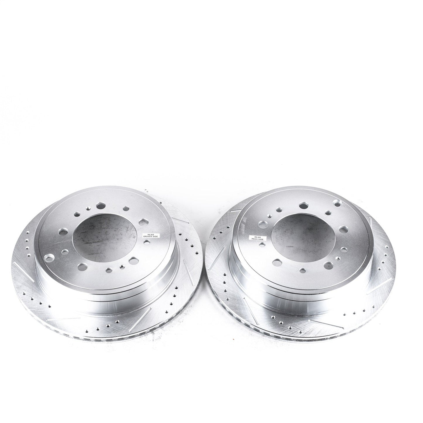 PowerStop Rear Evolution Drilled & Slotted Rotors - Pair | Toyota Land Cruiser (13-21) (JBR1355XPR)