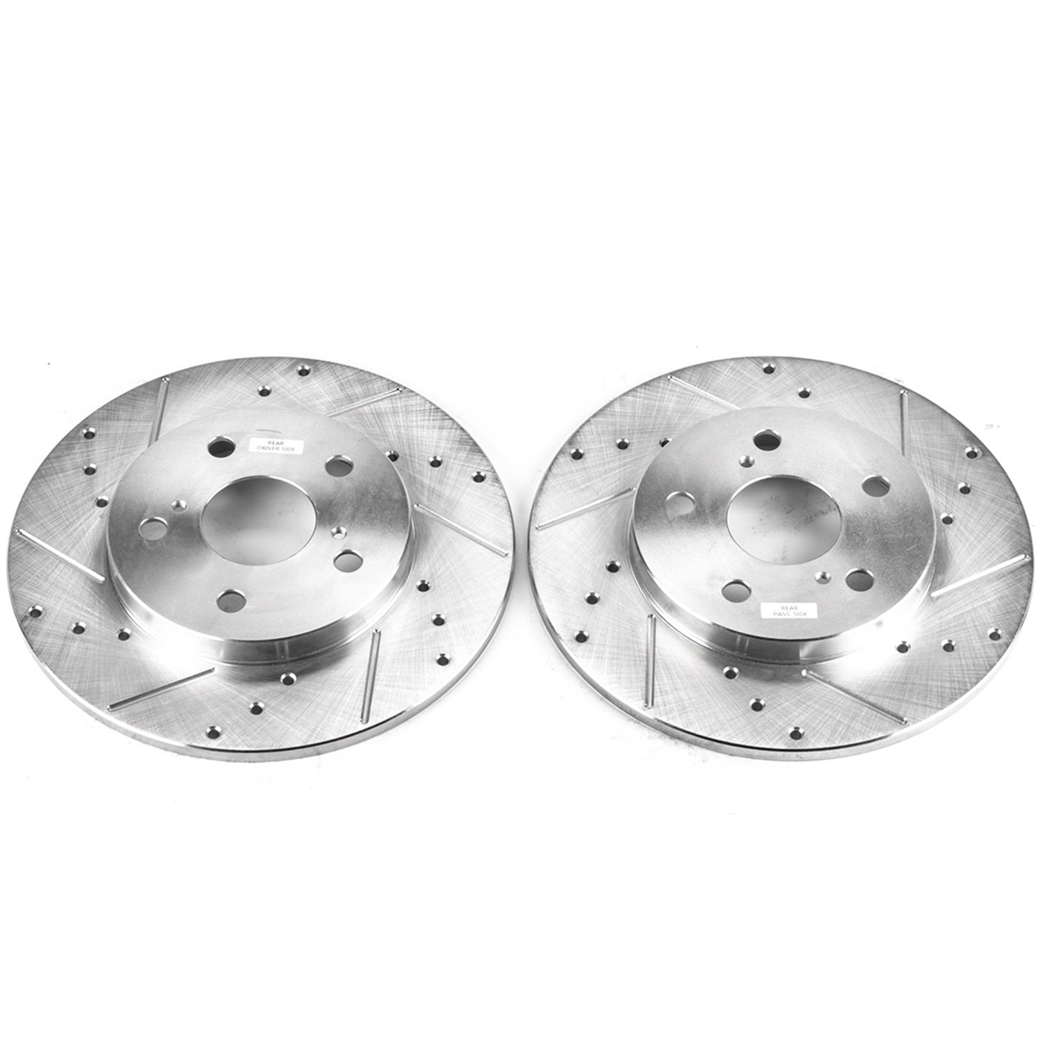 PowerStop Rear Evolution Drilled & Slotted Rotors | Pontiac Vibe (09-10) (JBR1364XPR)