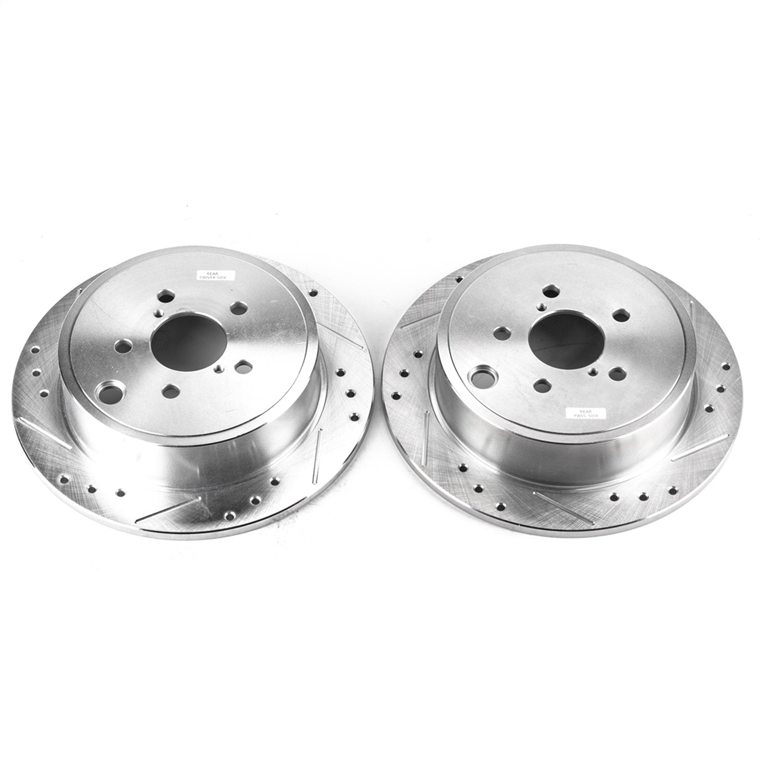 PowerStop Drilled & Slotted Rear Rotors Pair | Subaru BRZ (13-16) (JBR1365XPR)