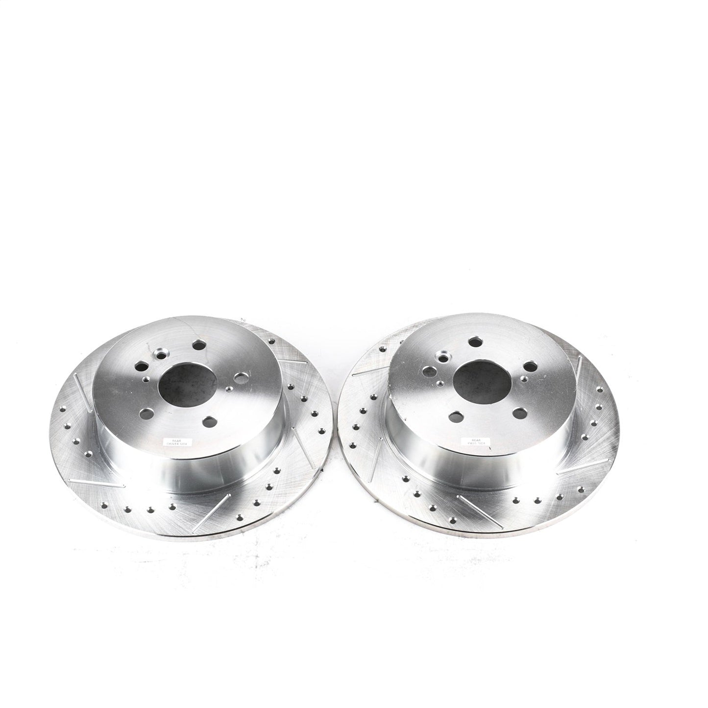 PowerStop Rear Evolution Drilled & Slotted Rotors - Pair | Toyota Highlander (08-13) (JBR1369XPR)