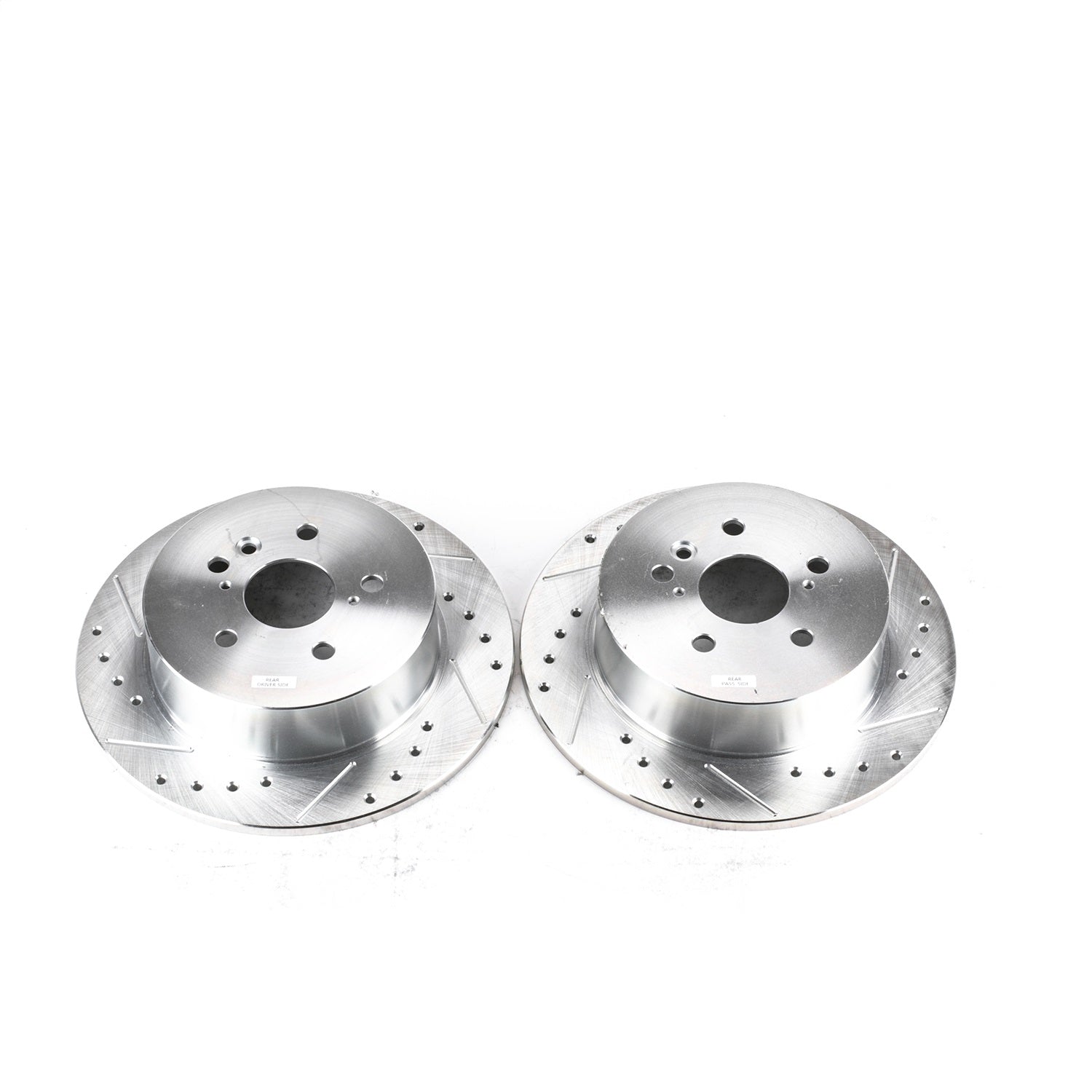 PowerStop Rear Evolution Drilled & Slotted Rotors - Pair | Toyota Highlander (08-13) (JBR1369XPR)
