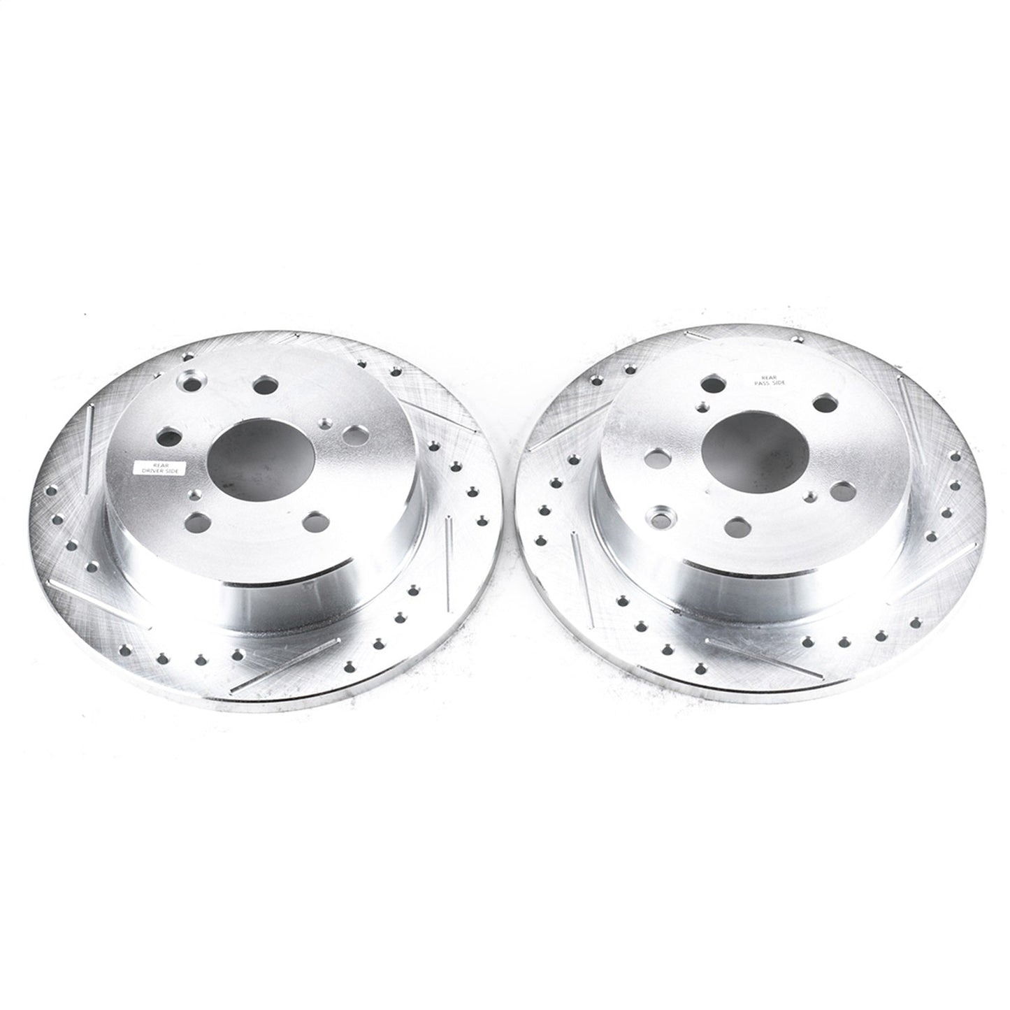 PowerStop Rear Evolution Drilled & Slotted Rotors - Pair | Lexus HS250h (10-12) (JBR1370XPR)