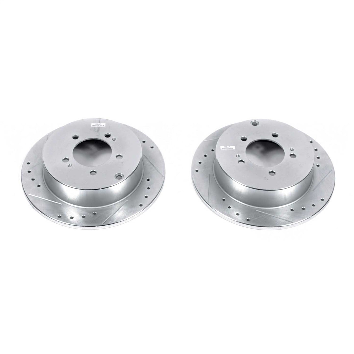 PowerStop Drilled & Slotted Rear Rotors | Mitsubishi Lancer (09-15) (JBR1374XPR)