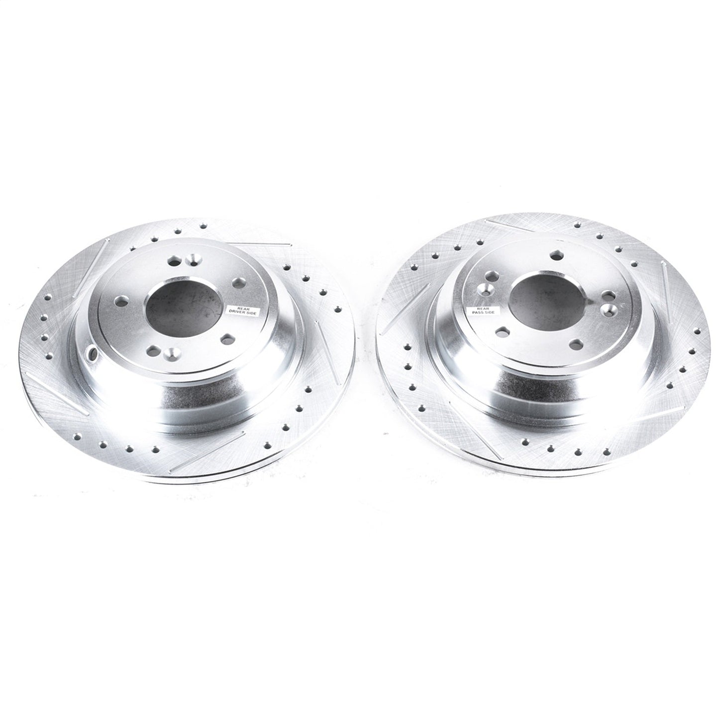 PowerStop Rear Evolution Drilled & Slotted Rotors | Genesis G80 (17-18) (JBR1376XPR)