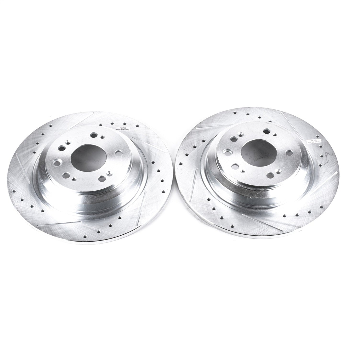 PowerStop Drilled & Slotted Rear Rotors | Acura TL (09-14) (JBR1382XPR)