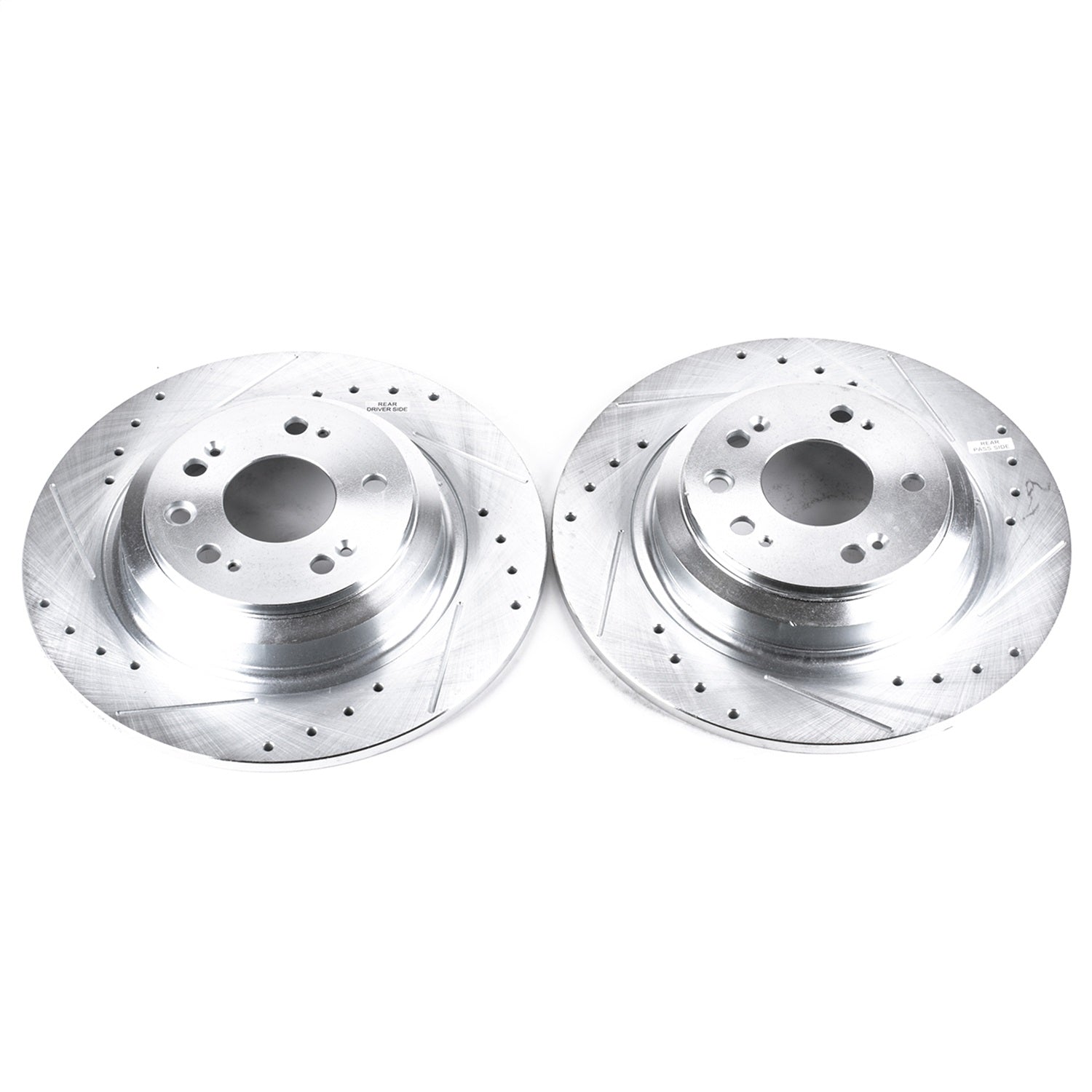 PowerStop Drilled & Slotted Rear Rotors | Acura TL (09-14) (JBR1382XPR)