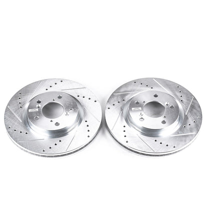 PowerStop Drilled & Slotted Front Rotors | Acura TL (09-14) (JBR1383XPR)