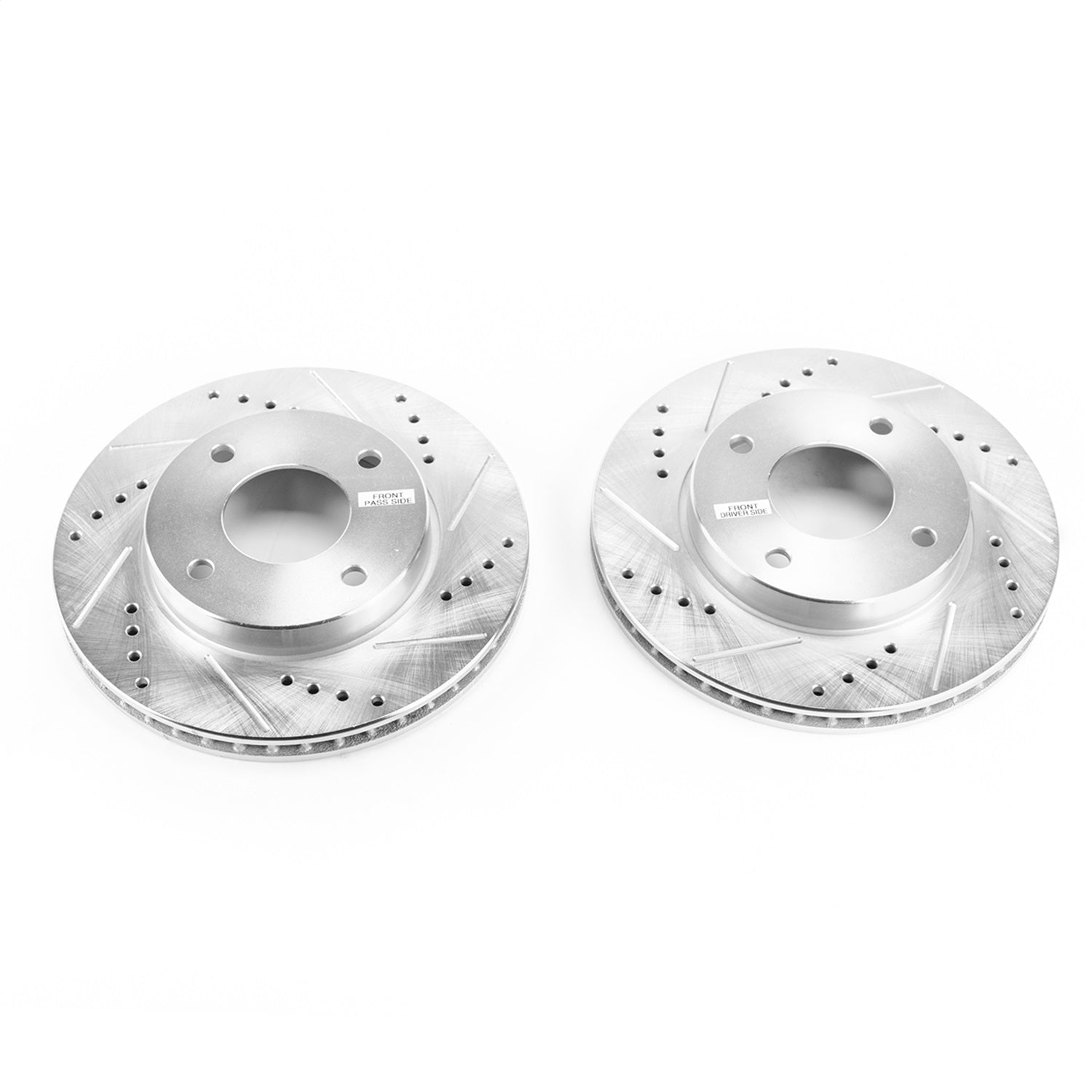PowerStop Drilled & Slotted Front Rotors | Nissan Versa (09-11) (JBR1387XPR)