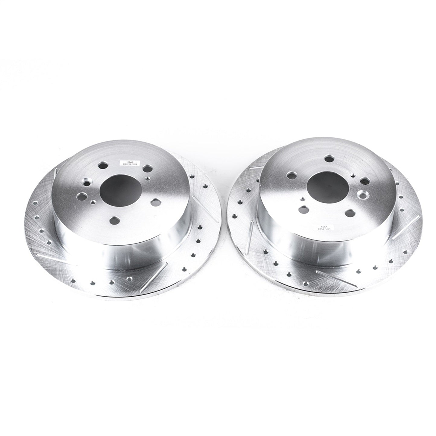 PowerStop Rear Evolution Drilled & Slotted Rotors - Pair | Toyota Venza (09-16) (JBR1391XPR)