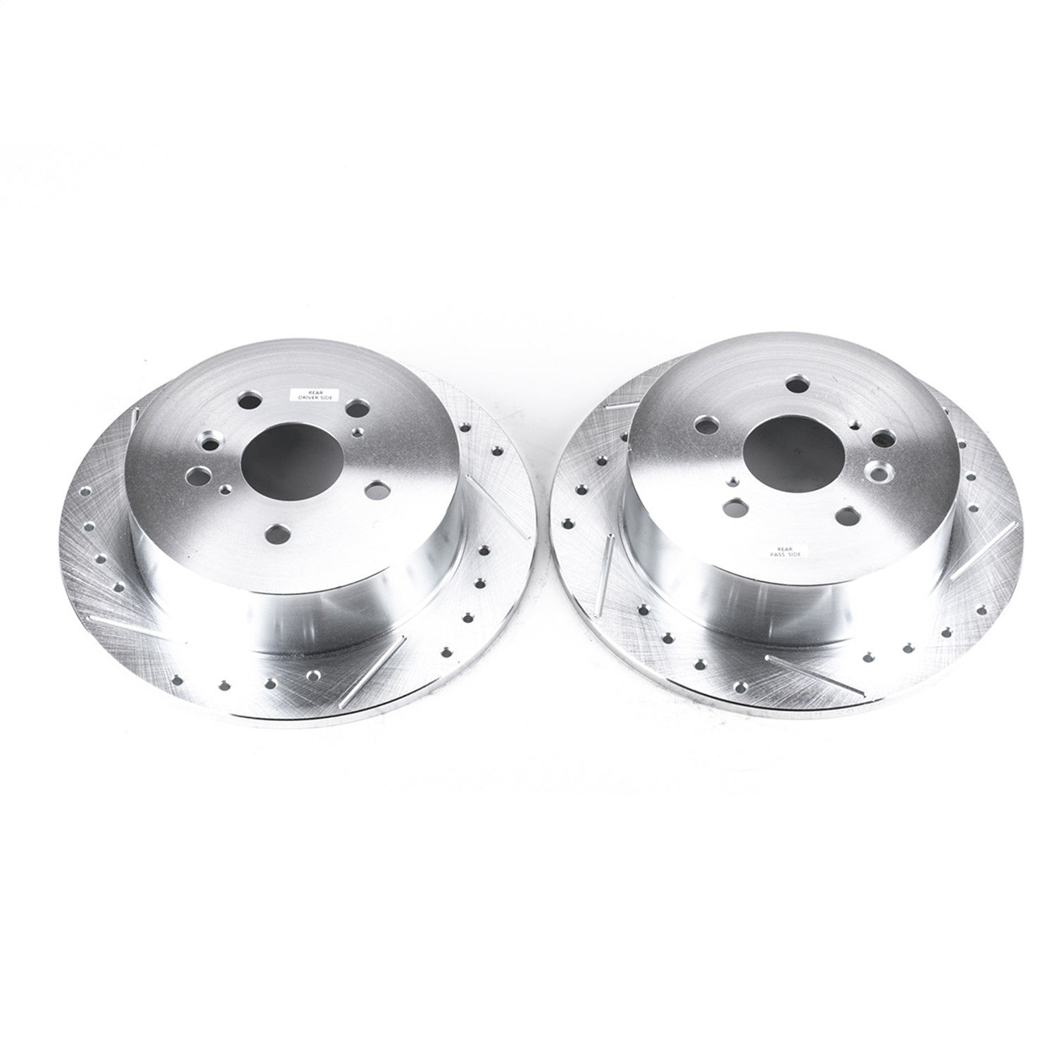 PowerStop Rear Evolution Drilled & Slotted Rotors - Pair | Toyota Venza (09-16) (JBR1391XPR)