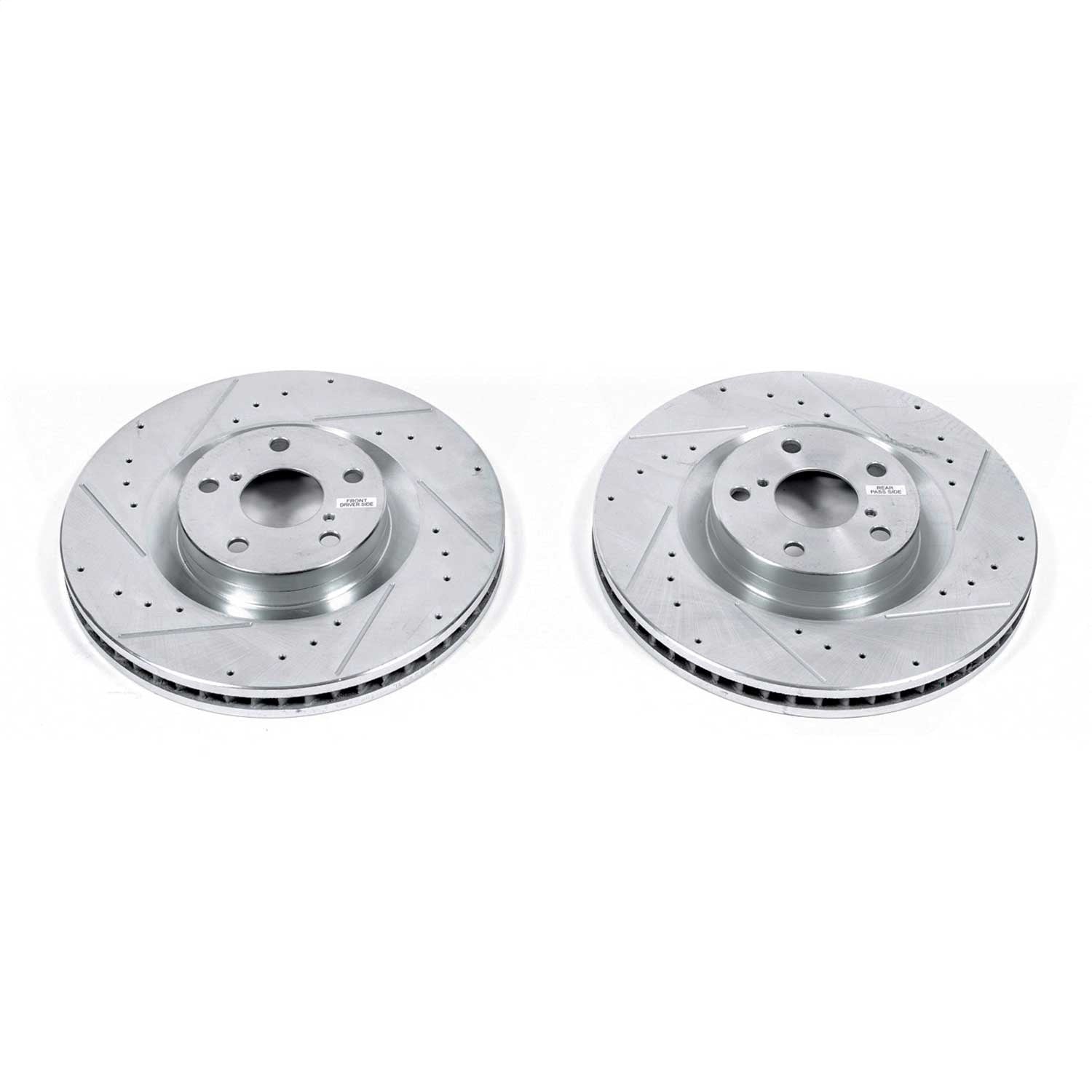 PowerStop Drilled & Slotted Front Rotors | Lexus GS350 (09-10) (JBR1392XPR)