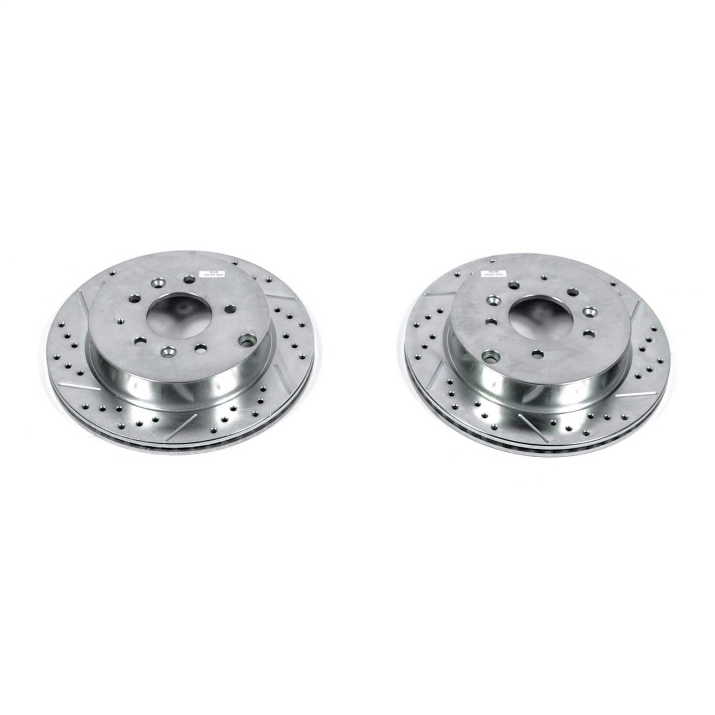 PowerStop Rear Evolution Drilled & Slotted Rotors - Pair | Mazda CX-7 (07-12) (JBR1397XPR)
