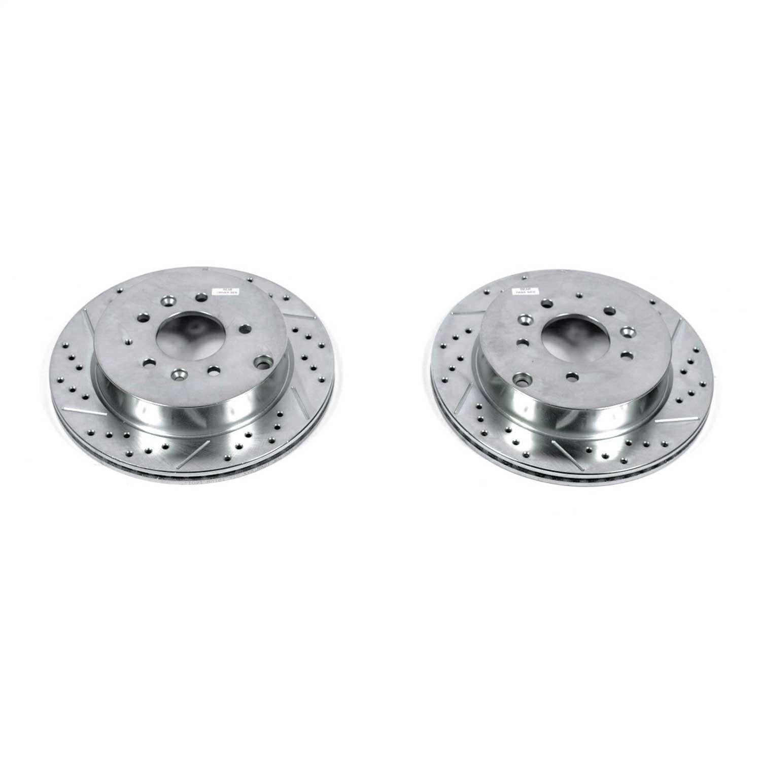 PowerStop Rear Evolution Drilled & Slotted Rotors - Pair | Mazda CX-7 (07-12) (JBR1397XPR)